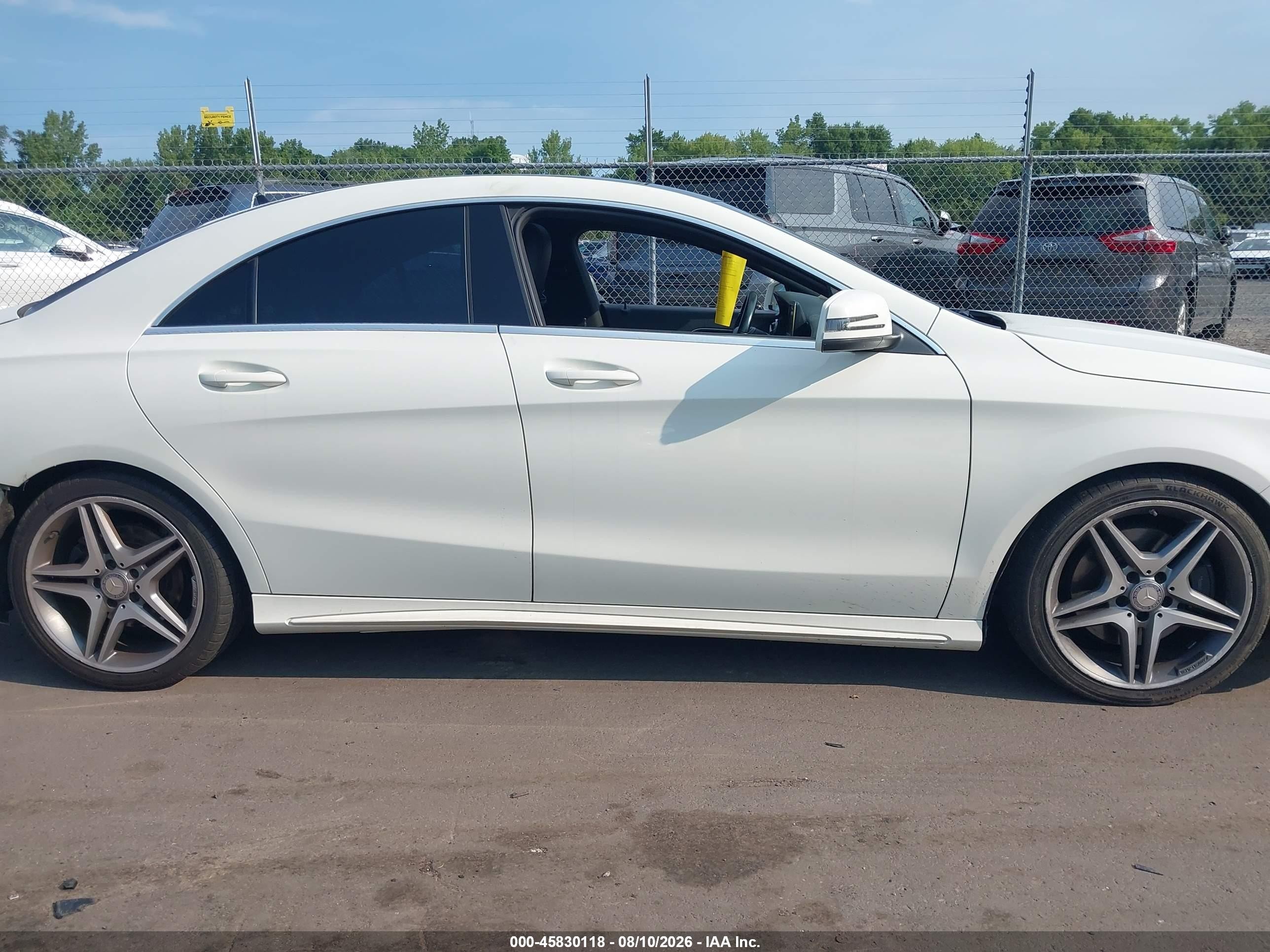 2014 Mercedes-benz Cla 250 Белый vin: WDDSJ4EB3EN120348