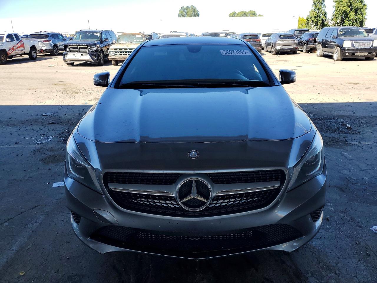 2014 Mercedes-benz Cla 250 Gray vin: WDDSJ4EB3EN126473