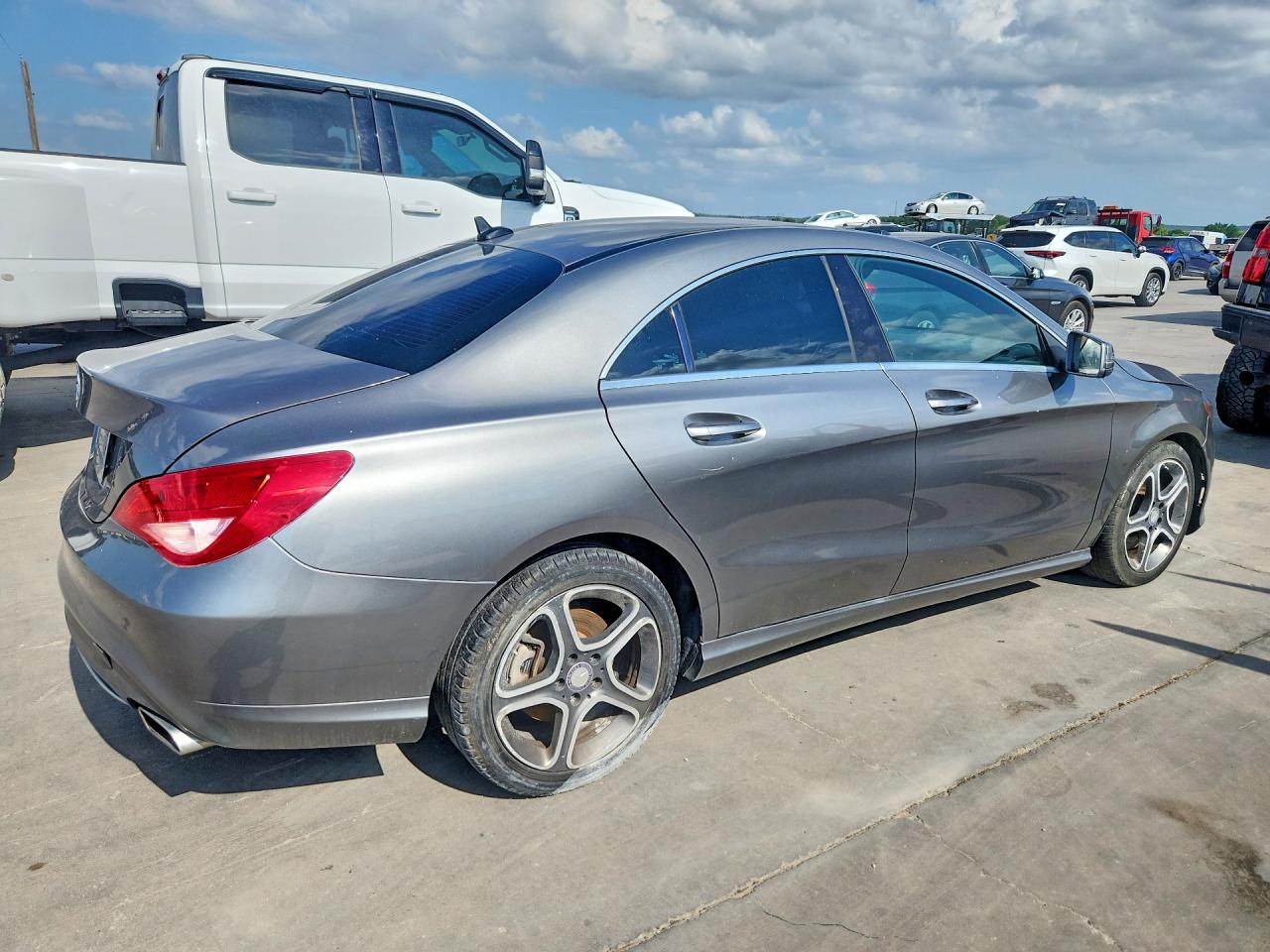 2014 Mercedes-benz Cla 250 Gray vin: WDDSJ4EB3EN139286