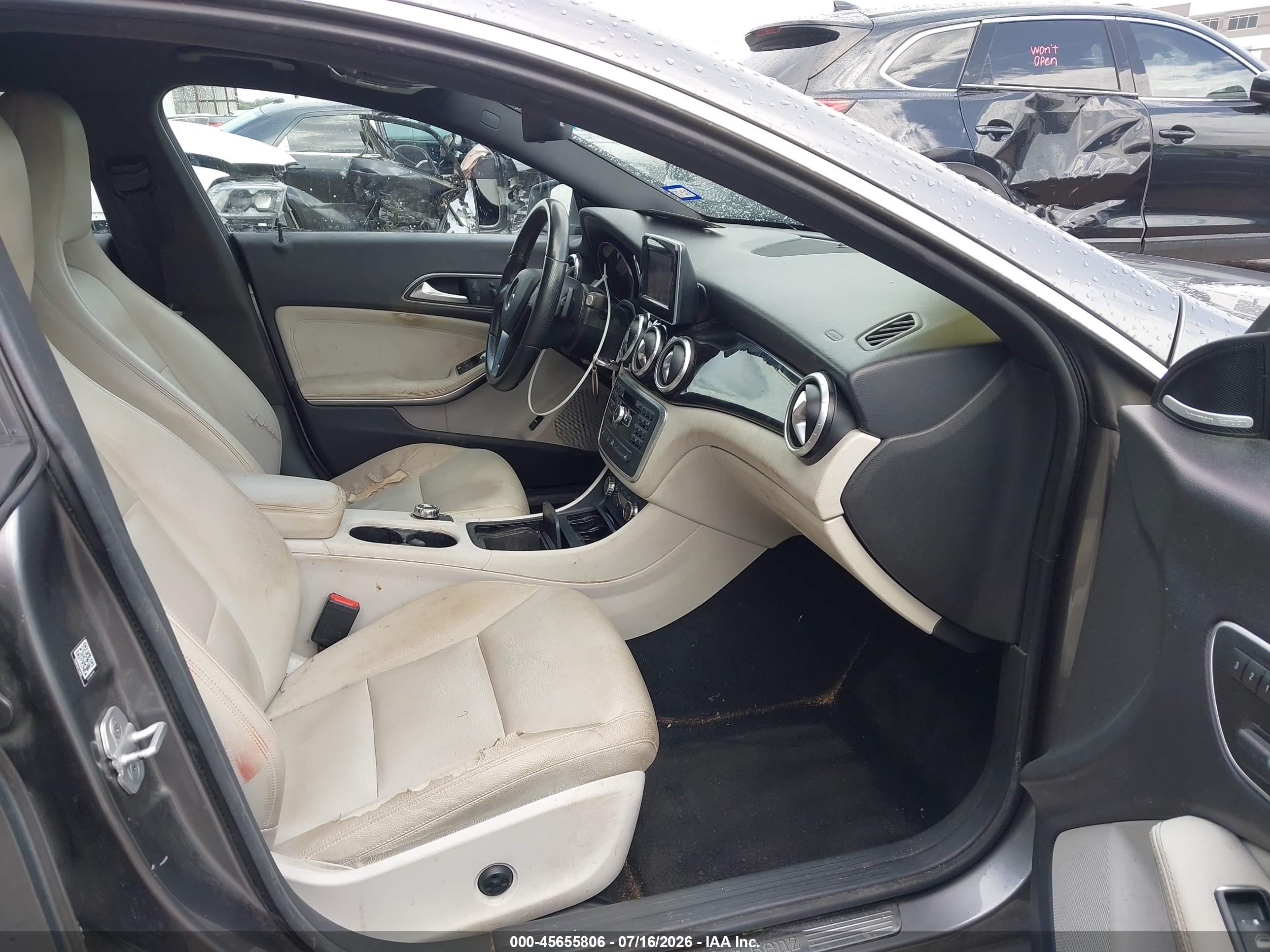 2014 Mercedes-benz Cla 250   Gray vin: WDDSJ4EB3EN147730
