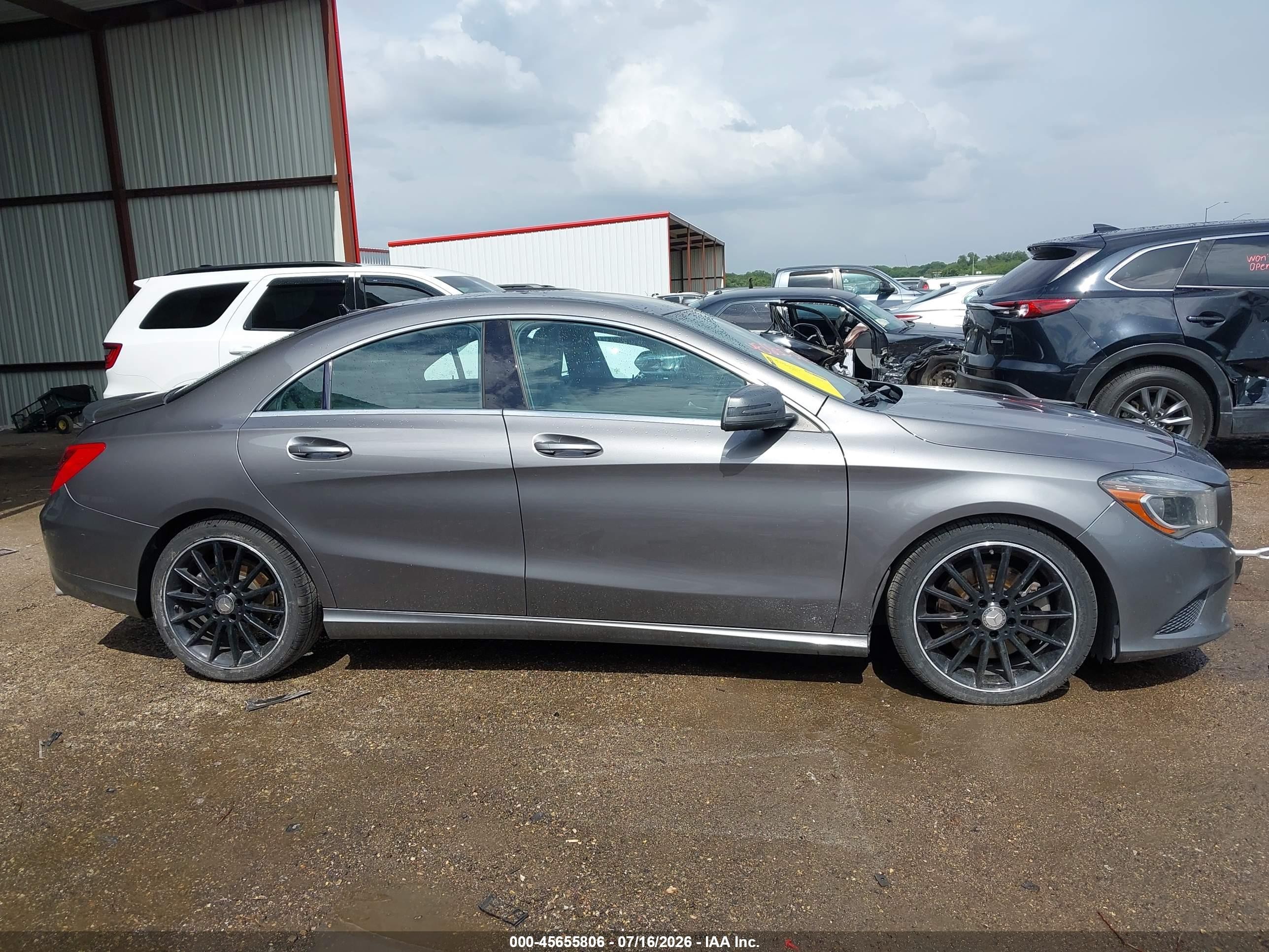 2014 Mercedes-benz Cla 250   Gray vin: WDDSJ4EB3EN147730
