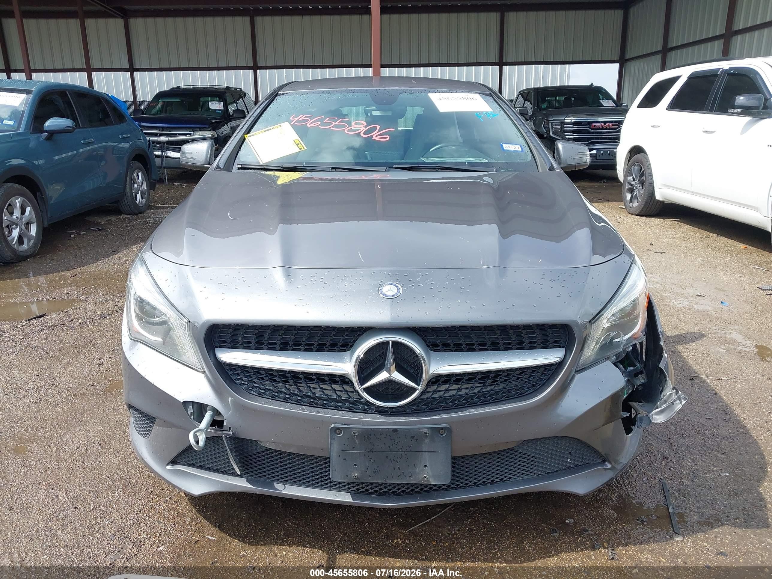 2014 Mercedes-benz Cla 250   Gray vin: WDDSJ4EB3EN147730