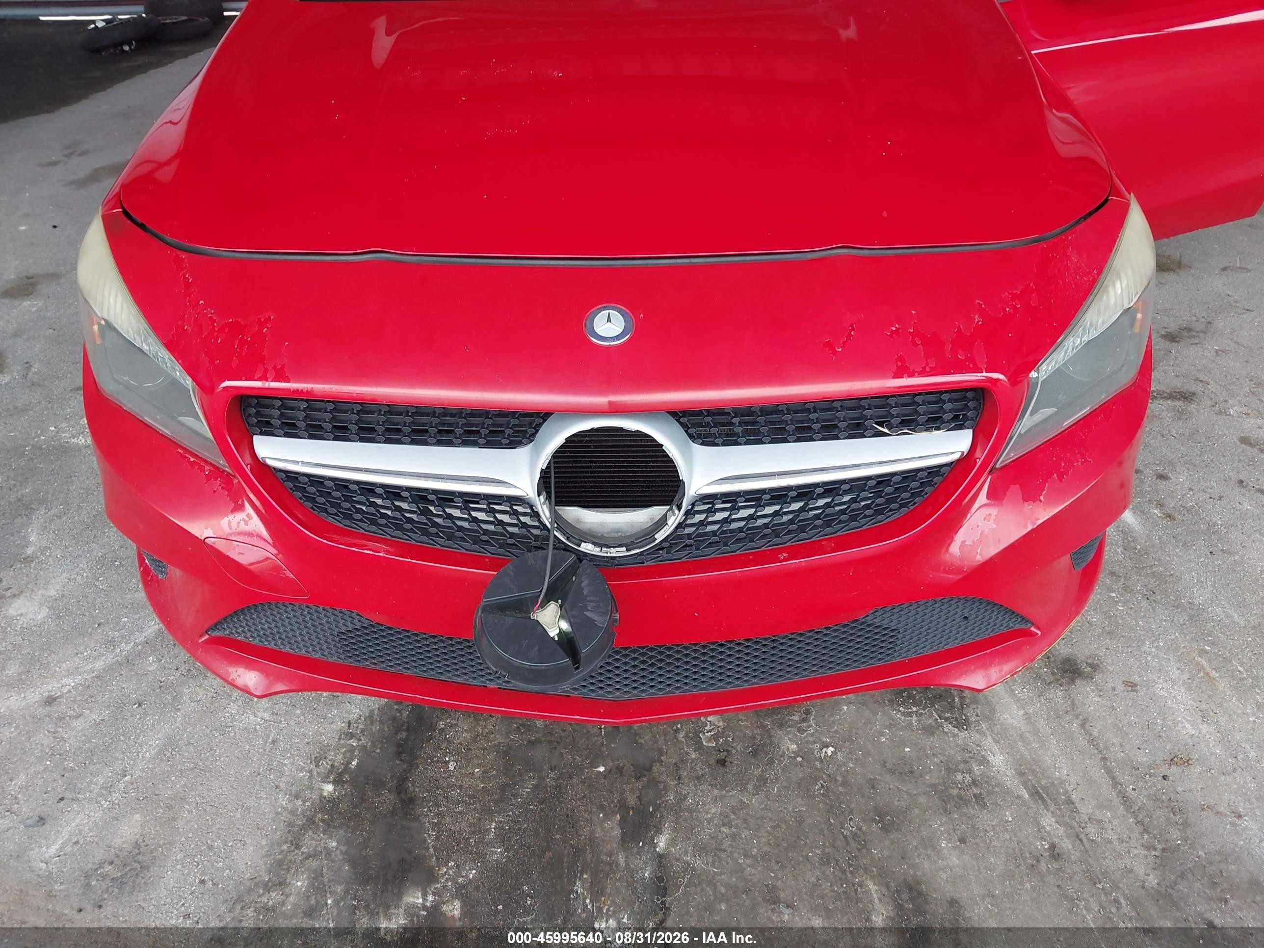 2014 Mercedes-benz Cla 250   Red vin: WDDSJ4EB3EN151213