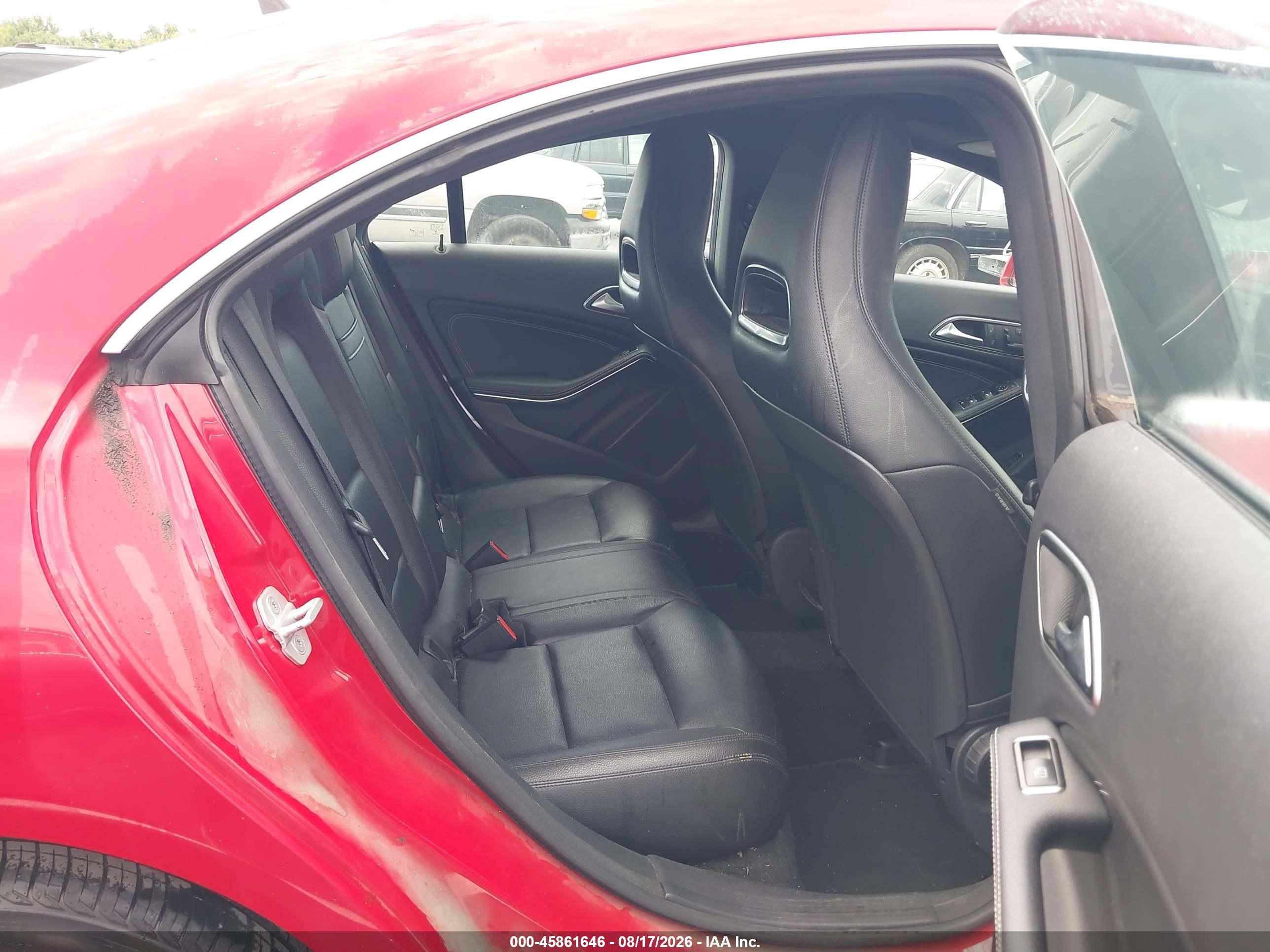 2015 Mercedes-benz Cla 250 Red vin: WDDSJ4EB3FN163170