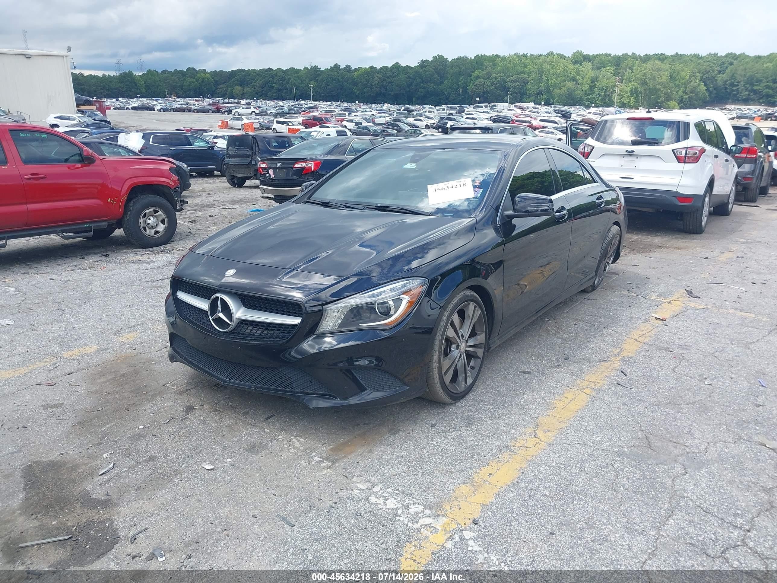 2015 Mercedes-benz Cla 250   Black vin: WDDSJ4EB3FN171561