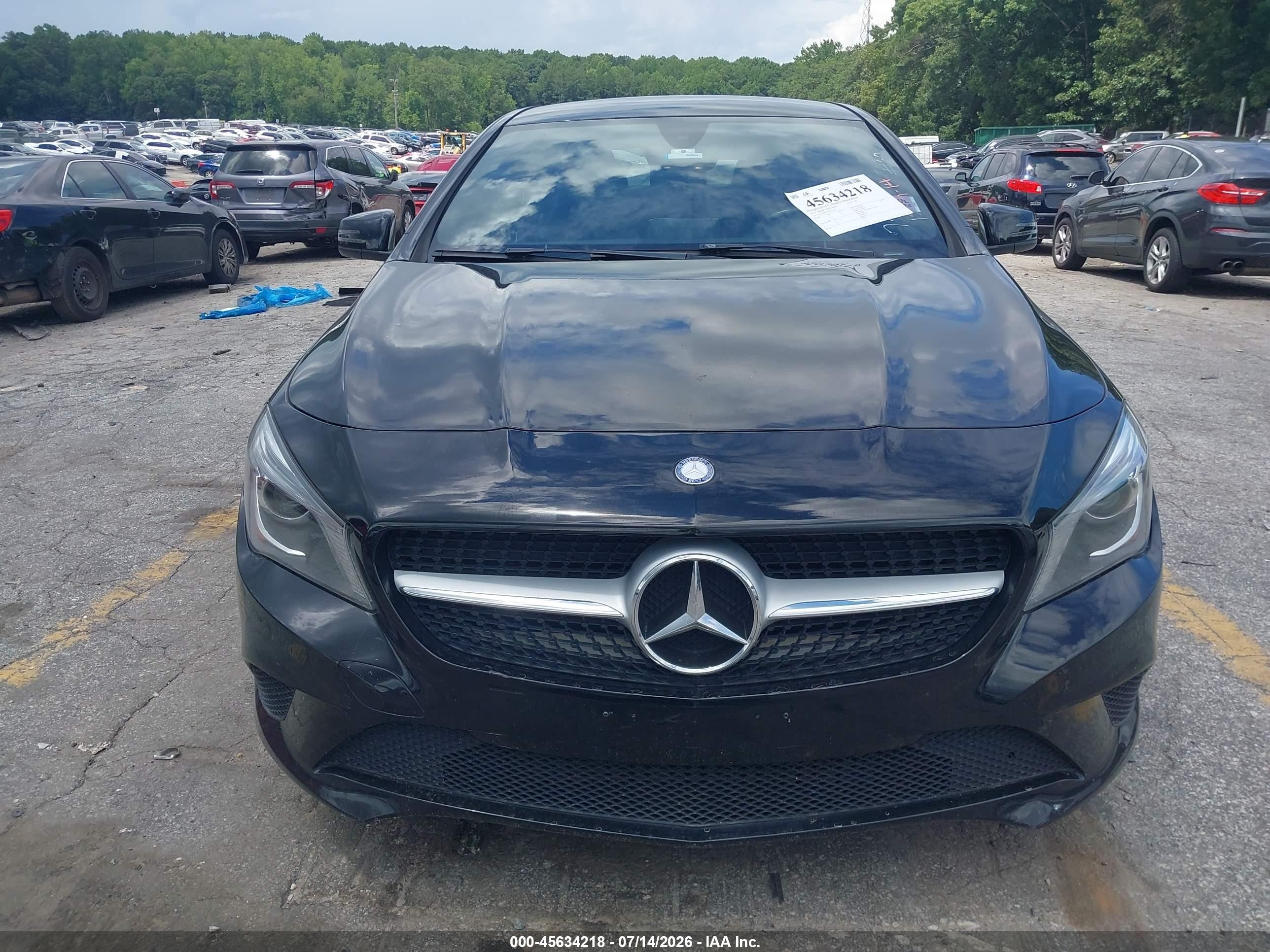 2015 Mercedes-benz Cla 250   Black vin: WDDSJ4EB3FN171561