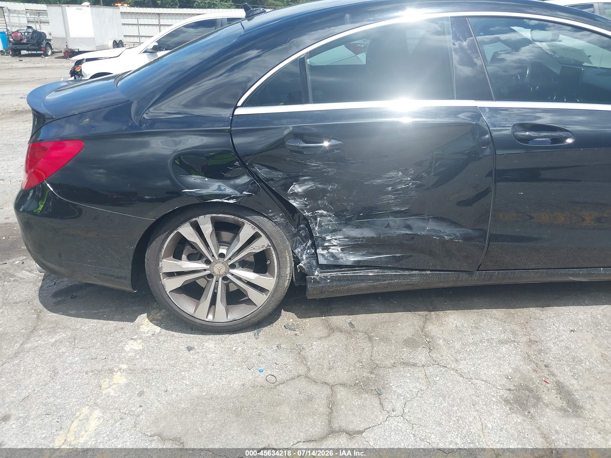 2015 Mercedes-benz Cla 250   Black vin: WDDSJ4EB3FN171561