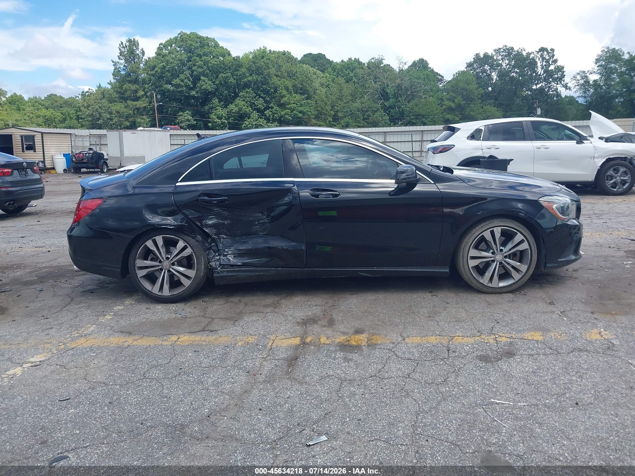 2015 Mercedes-benz Cla 250   Black vin: WDDSJ4EB3FN171561