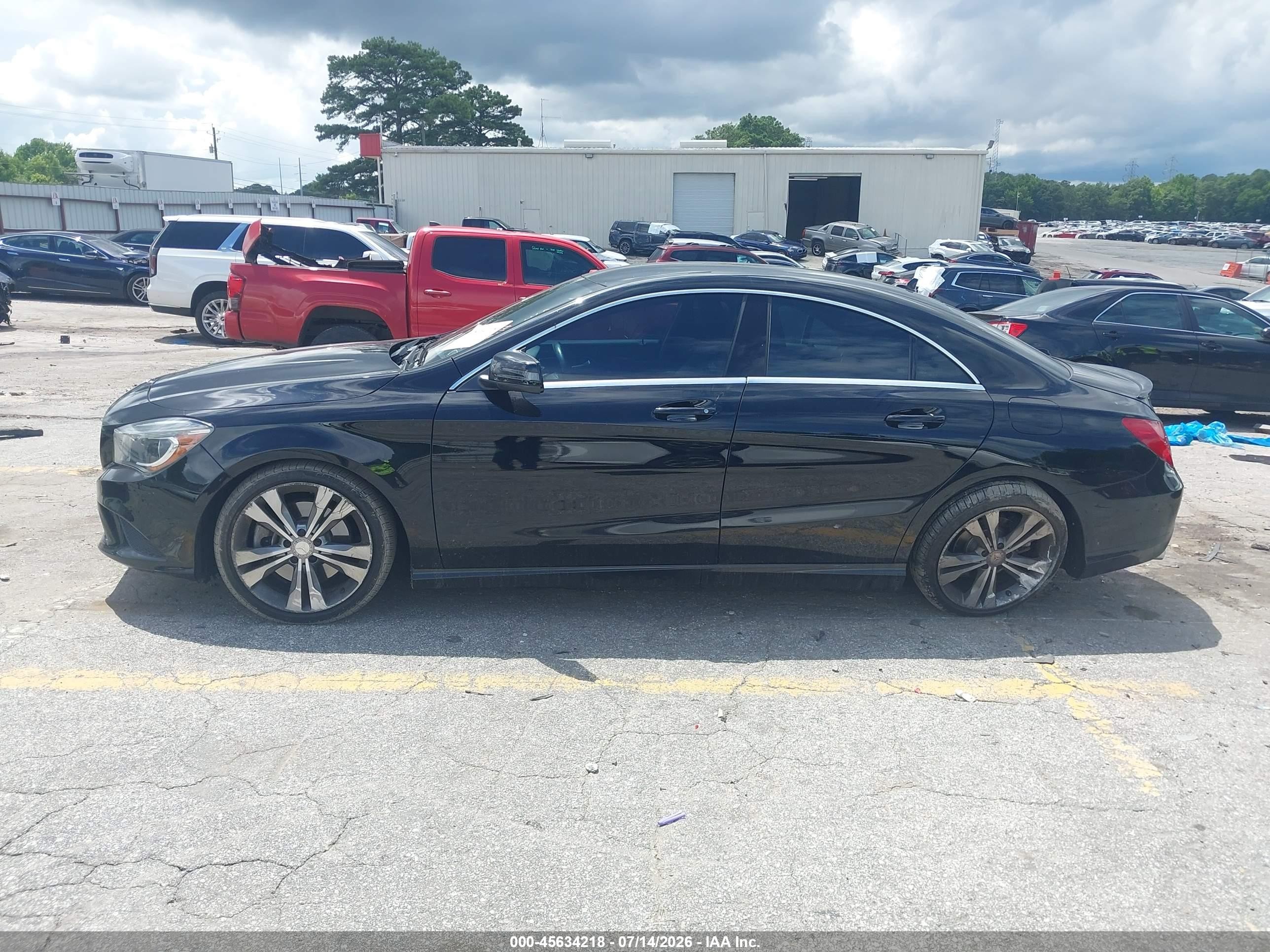 2015 Mercedes-benz Cla 250   Black vin: WDDSJ4EB3FN171561