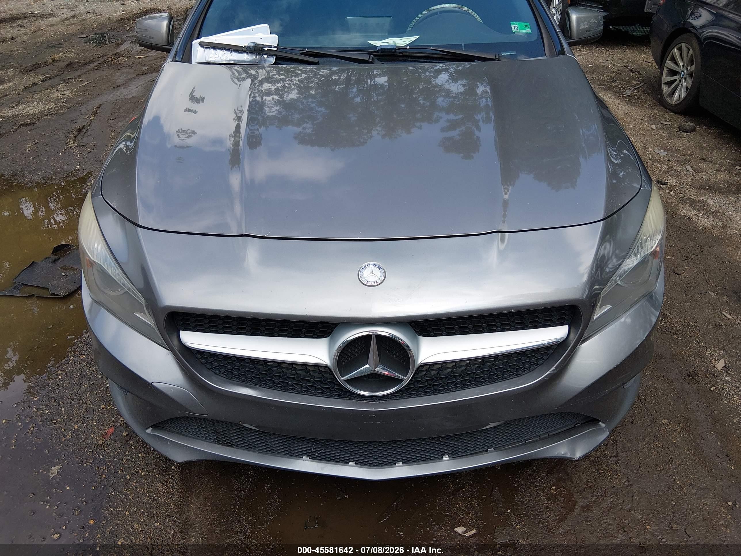 2015 Mercedes-benz Cla 250   Gray vin: WDDSJ4EB3FN222878