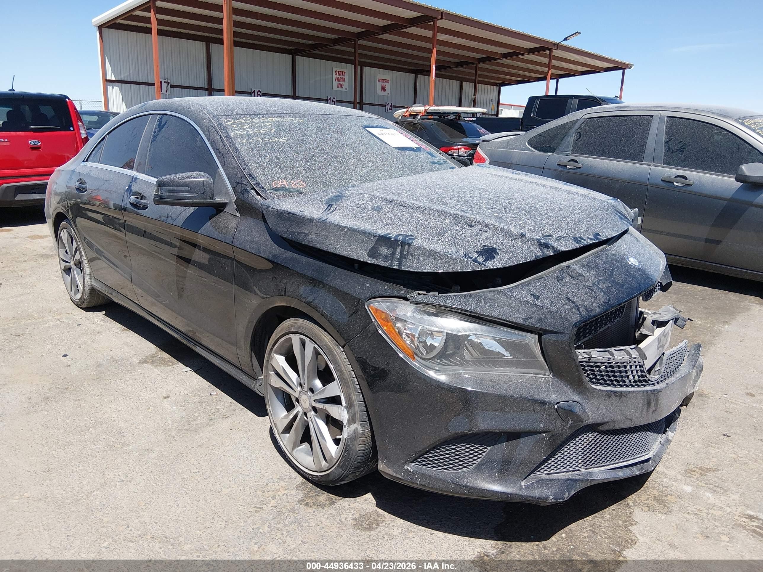 2015 Mercedes-benz Cla 250   Черный vin: WDDSJ4EB3FN283602