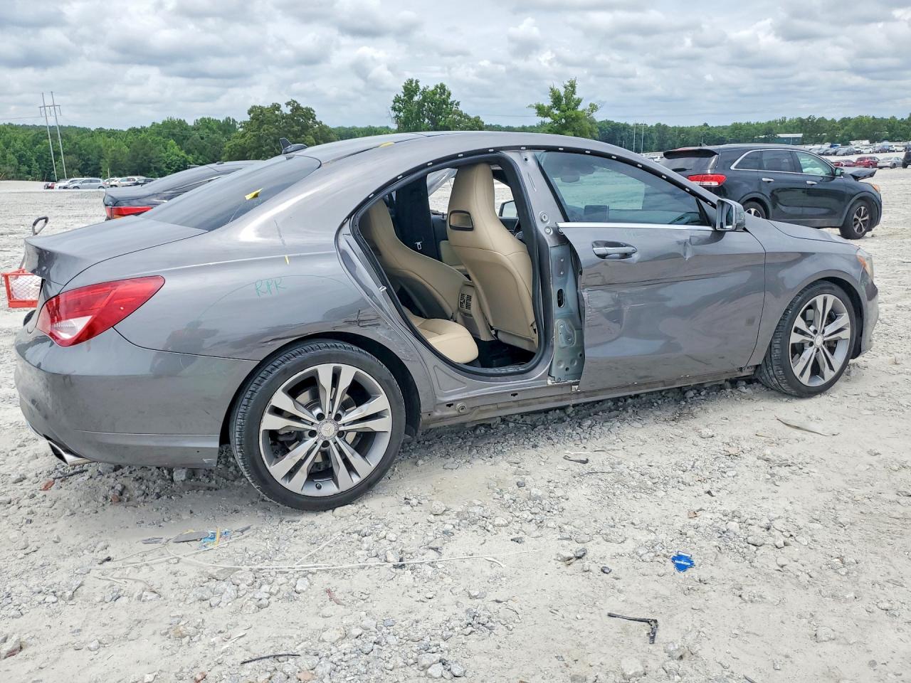 2016 Mercedes-benz Cla 250 Gray vin: WDDSJ4EB3GN370157