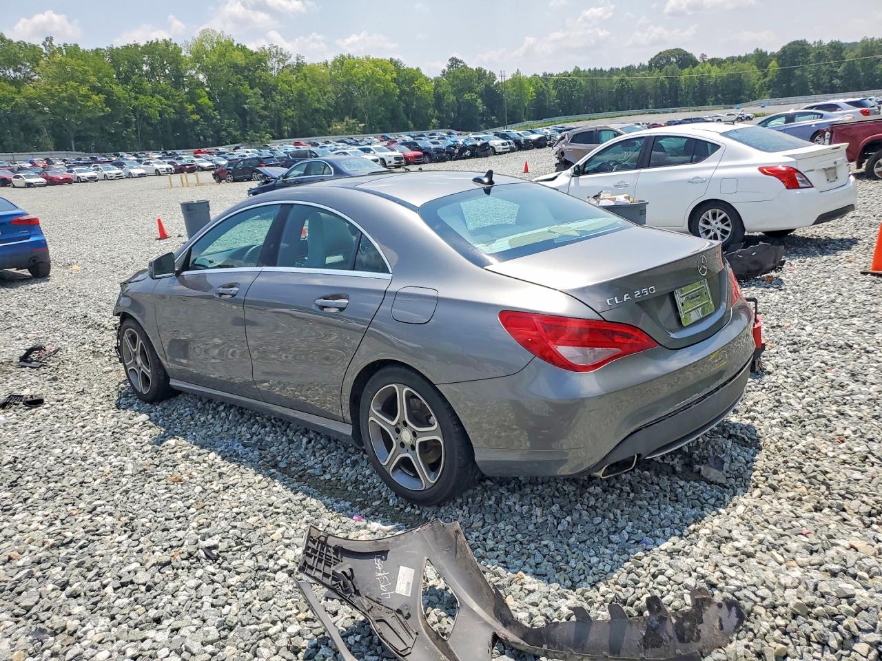 2014 Mercedes-benz Cla 250 Silver vin: WDDSJ4EB4EN033493