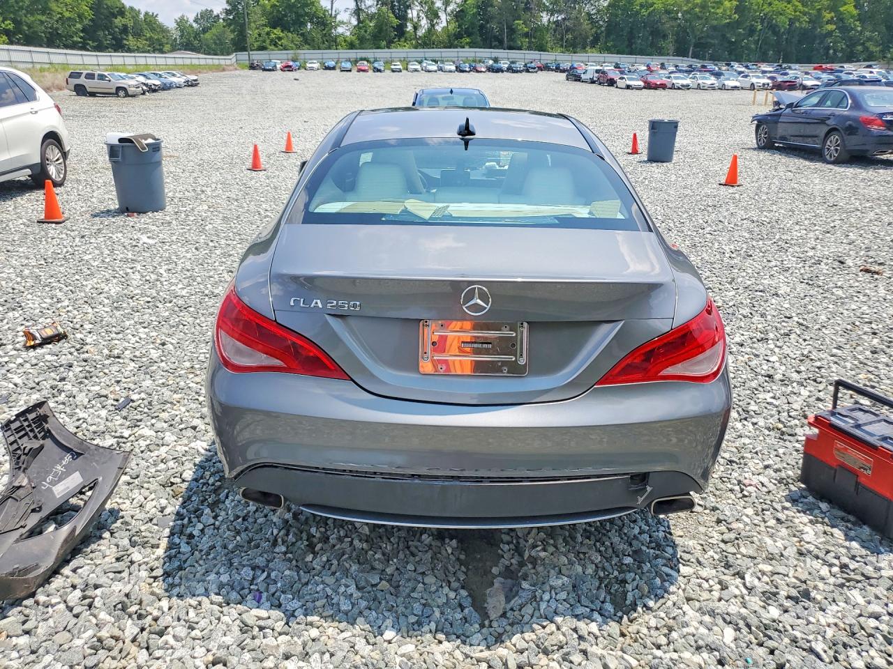 2014 Mercedes-benz Cla 250 Silver vin: WDDSJ4EB4EN033493