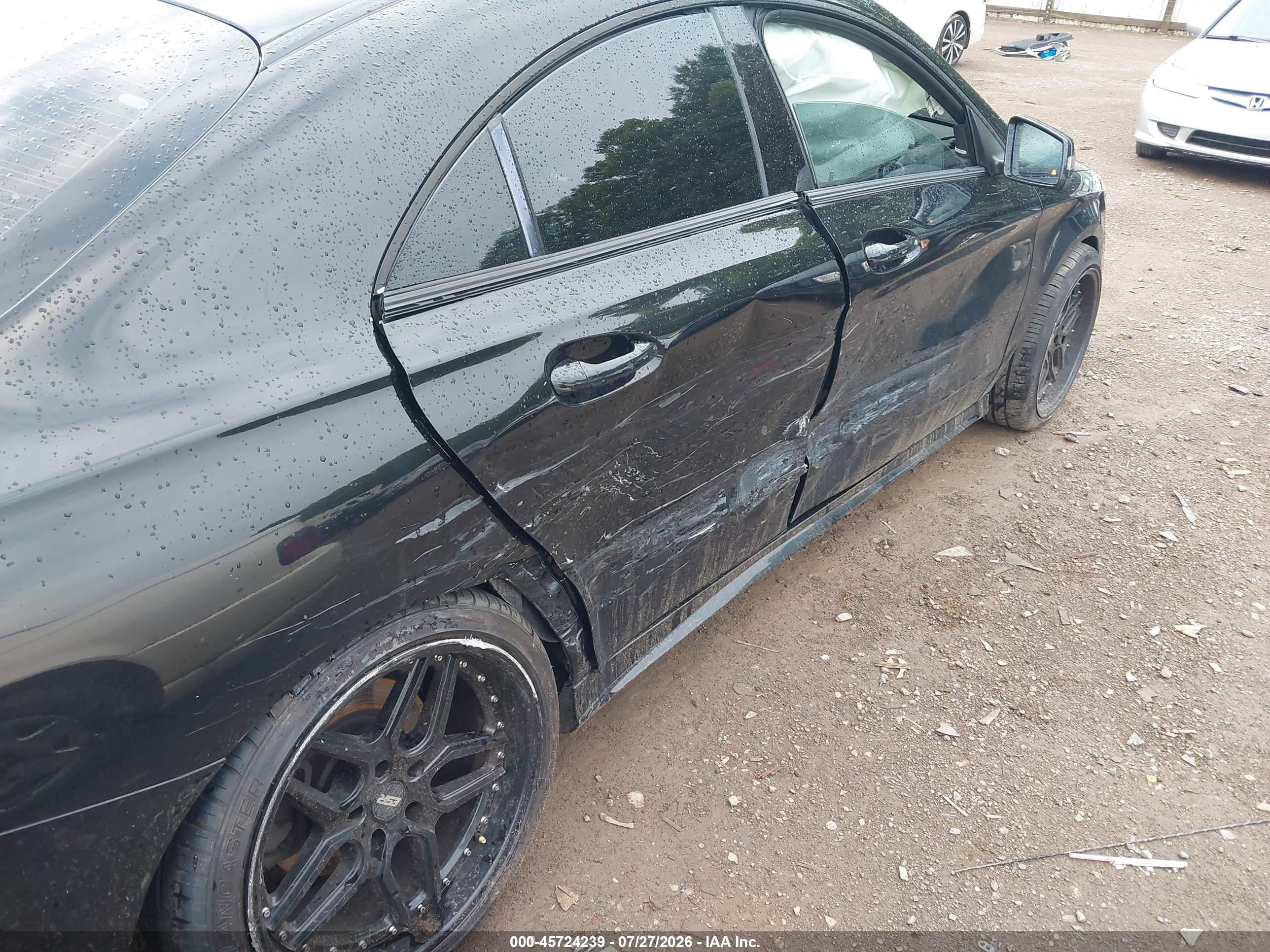 2014 Mercedes-benz Cla 250   Черный vin: WDDSJ4EB4EN035986