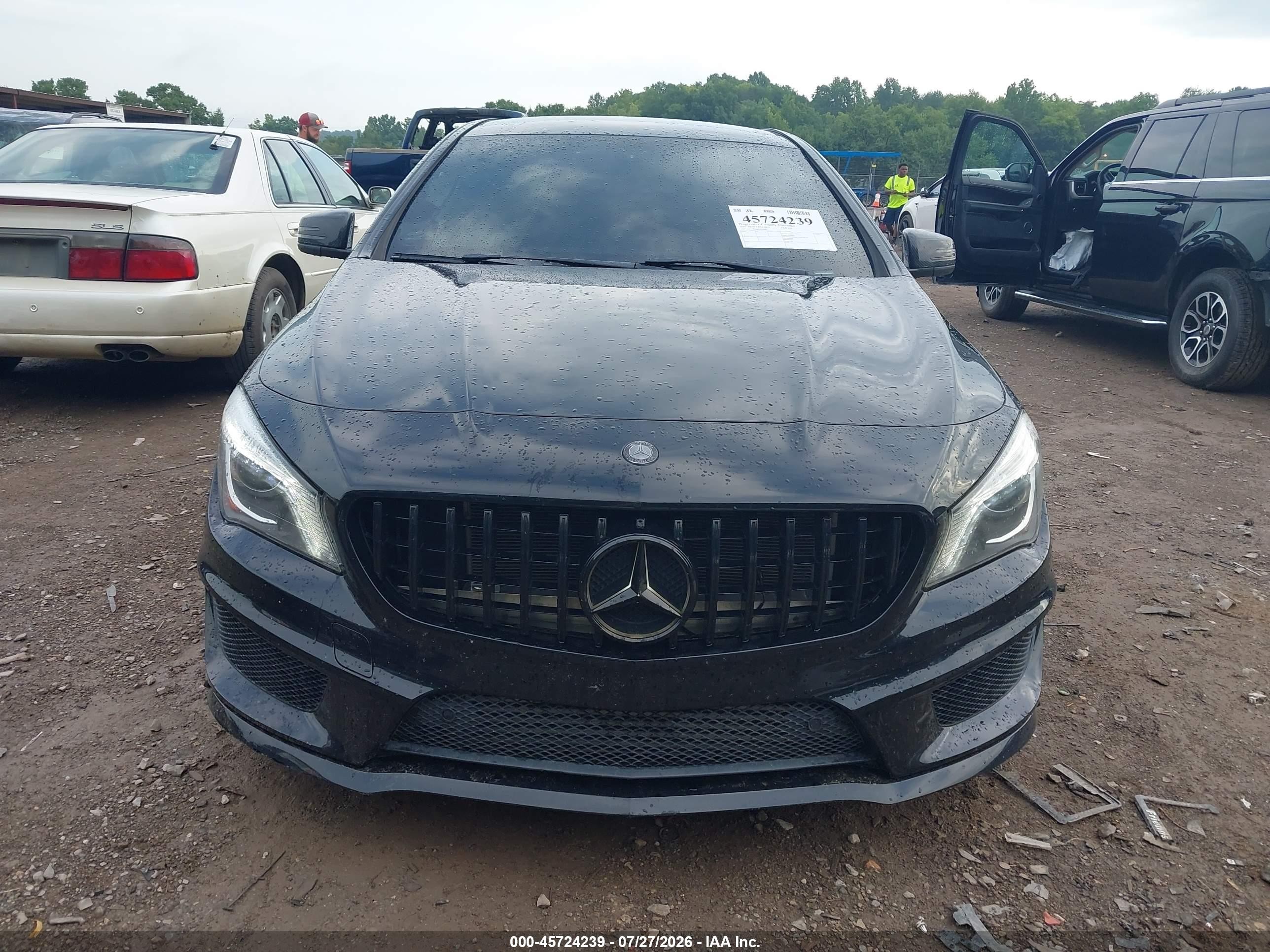 2014 Mercedes-benz Cla 250   Черный vin: WDDSJ4EB4EN035986