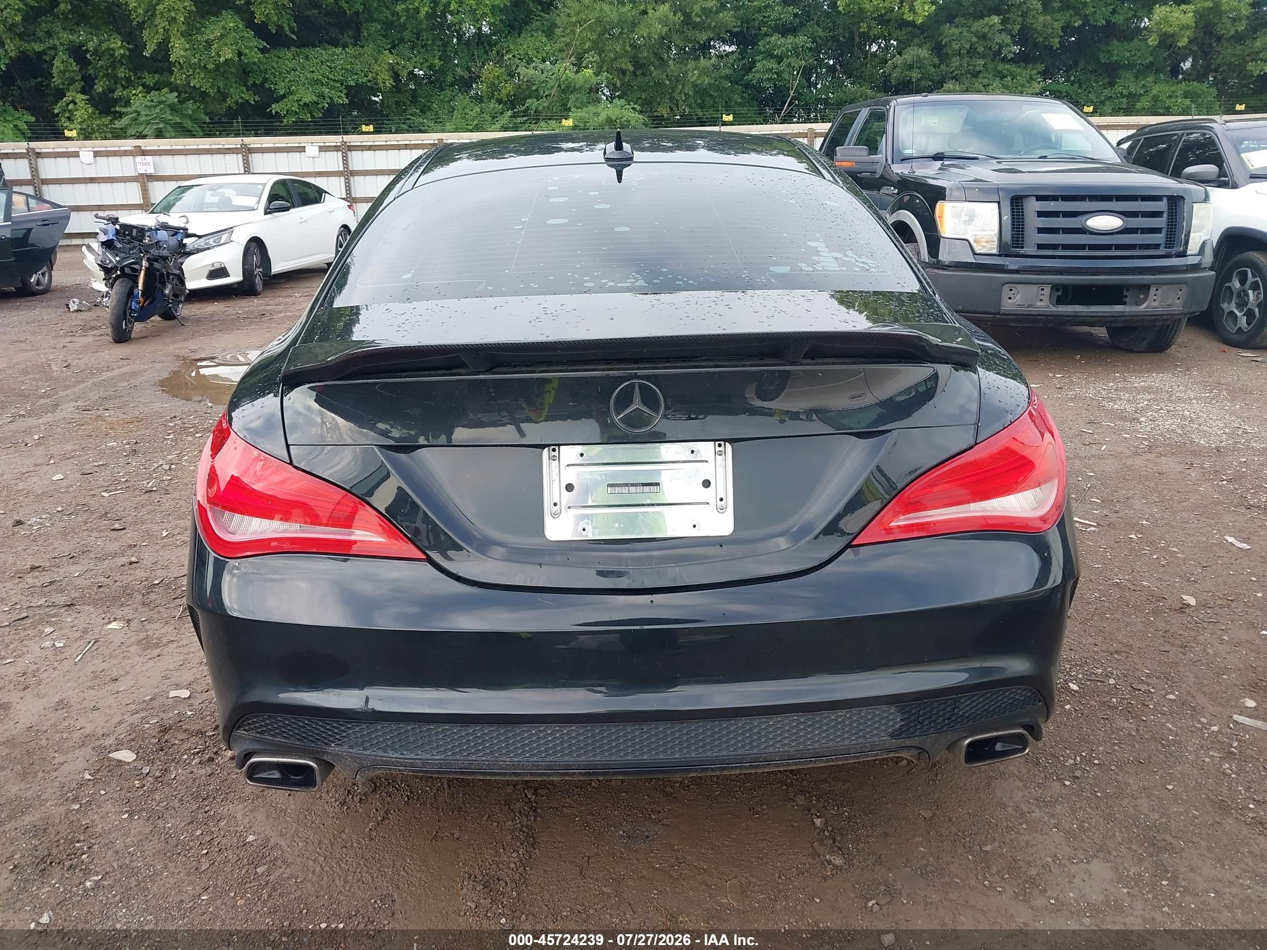 2014 Mercedes-benz Cla 250   Черный vin: WDDSJ4EB4EN035986