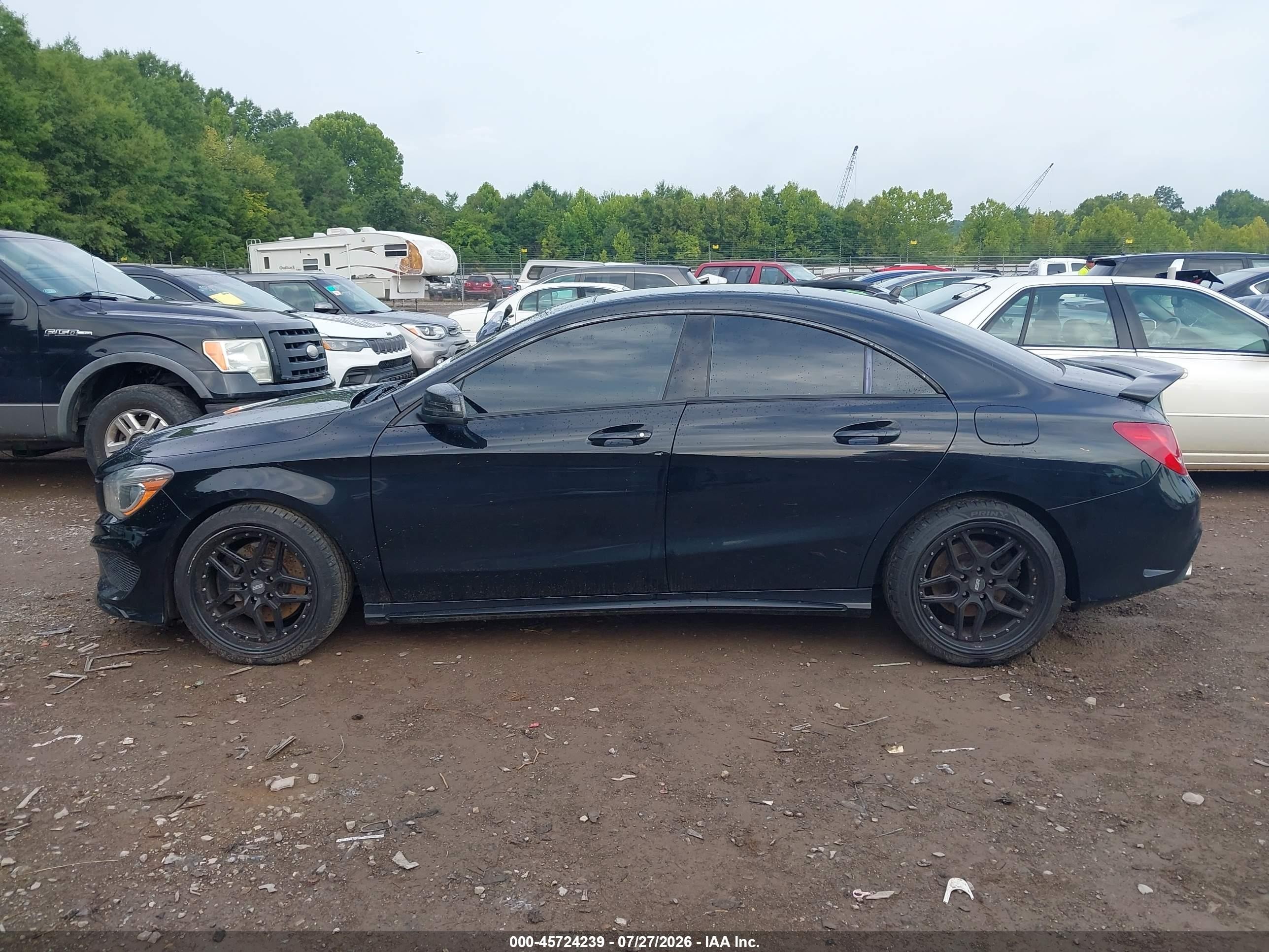 2014 Mercedes-benz Cla 250   Черный vin: WDDSJ4EB4EN035986