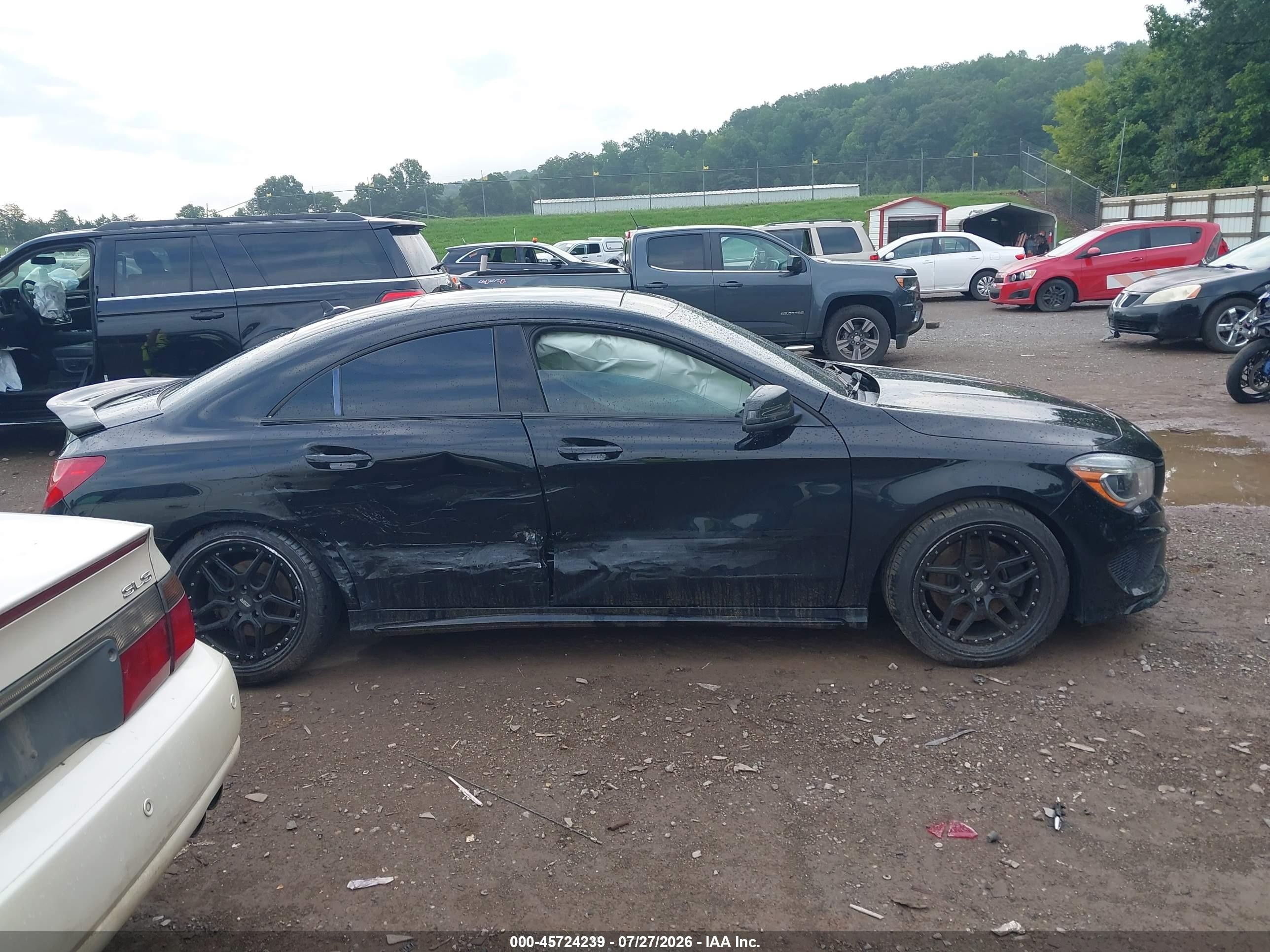 2014 Mercedes-benz Cla 250   Черный vin: WDDSJ4EB4EN035986