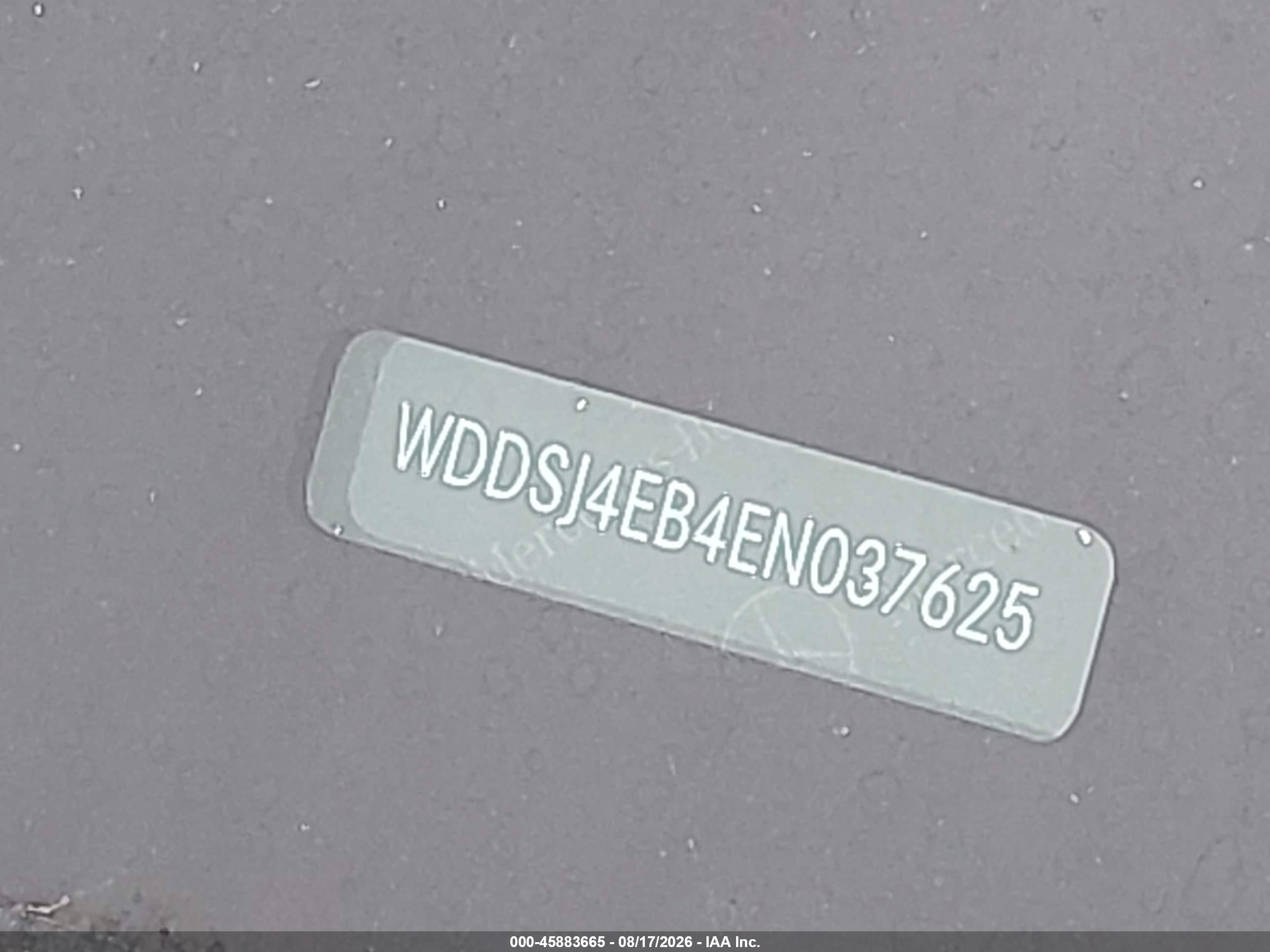 2014 Mercedes-benz Cla 250 Black vin: WDDSJ4EB4EN037625