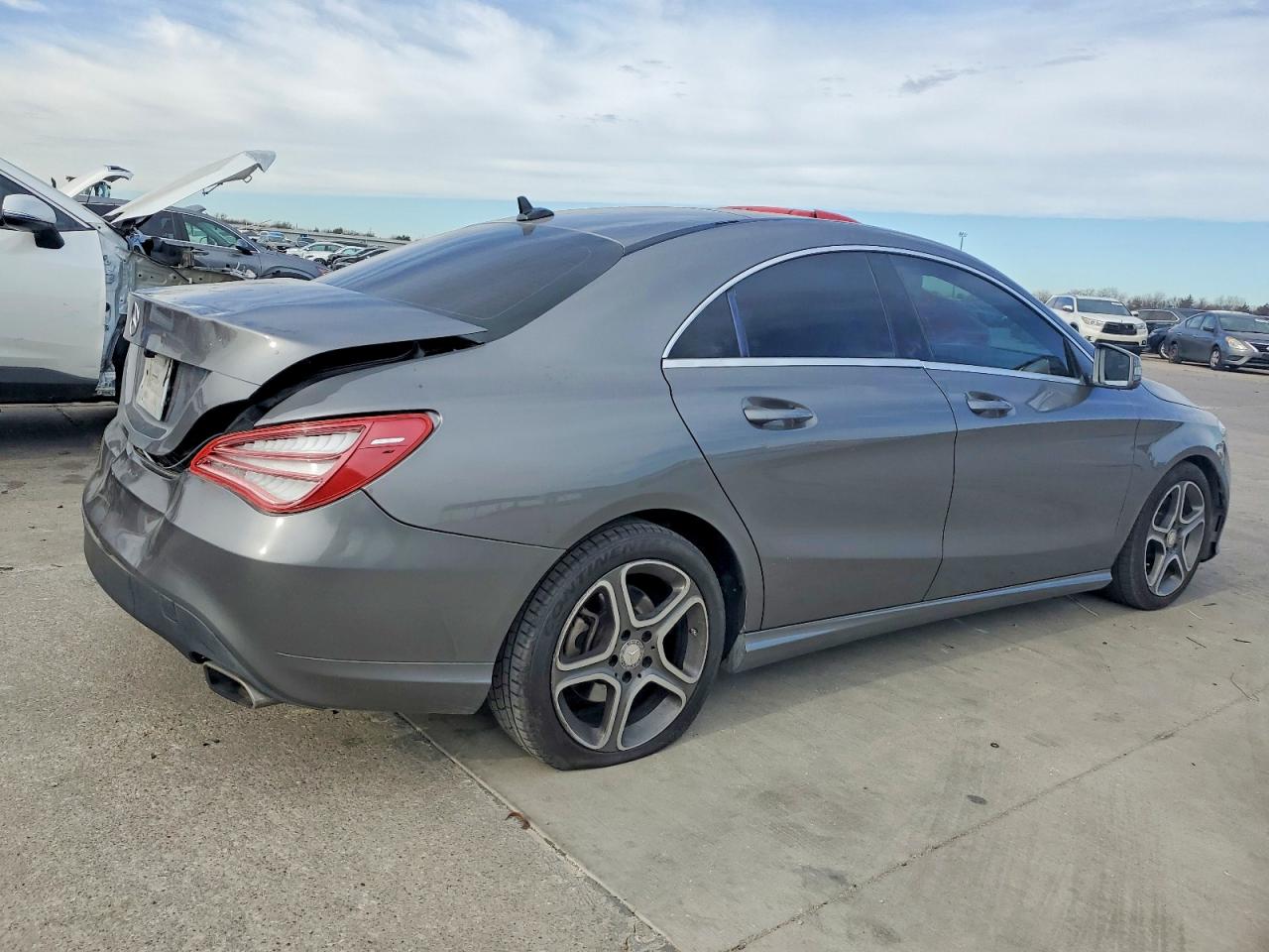2014 Mercedes-benz Cla 250 Gray vin: WDDSJ4EB4EN041027