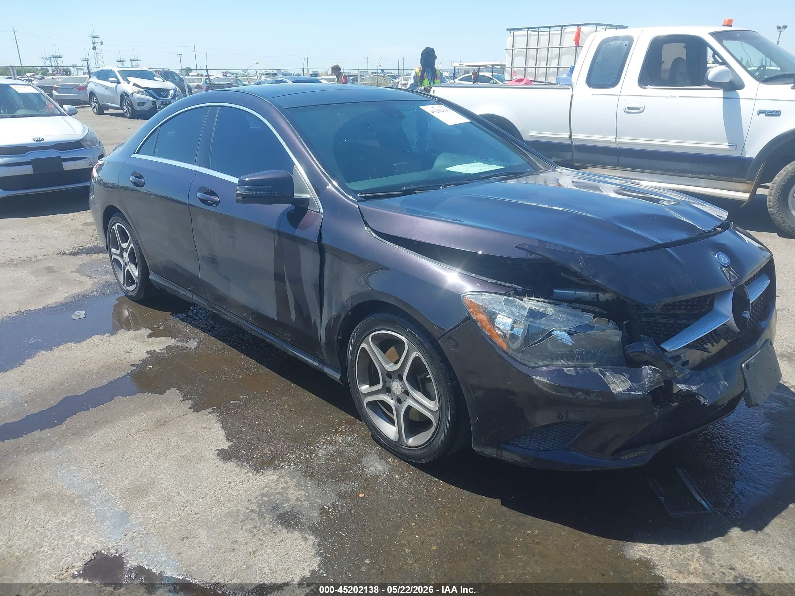 2014 Mercedes-benz Cla 250 Purple vin: WDDSJ4EB4EN045062