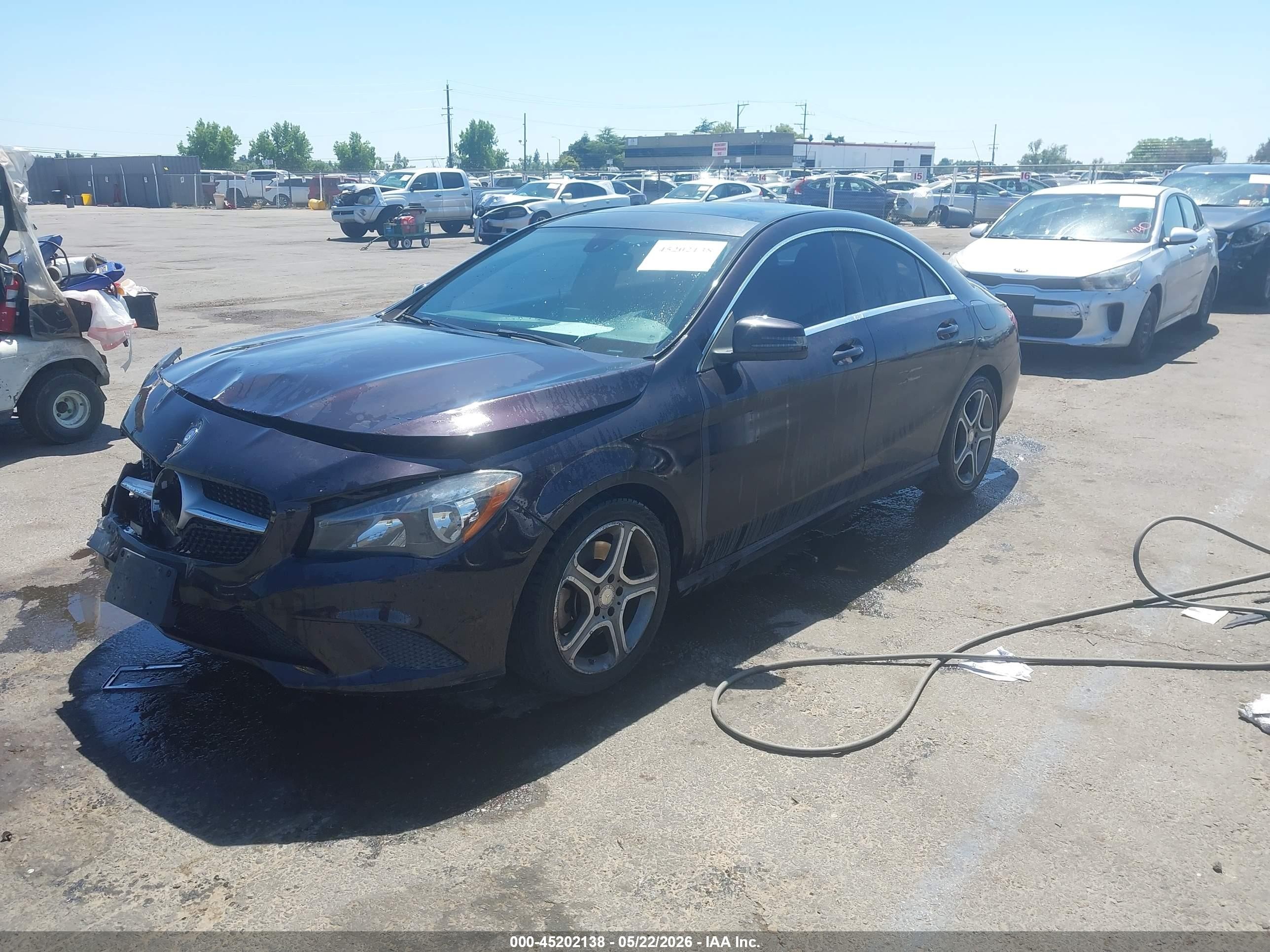 2014 Mercedes-benz Cla 250   Purple vin: WDDSJ4EB4EN045062