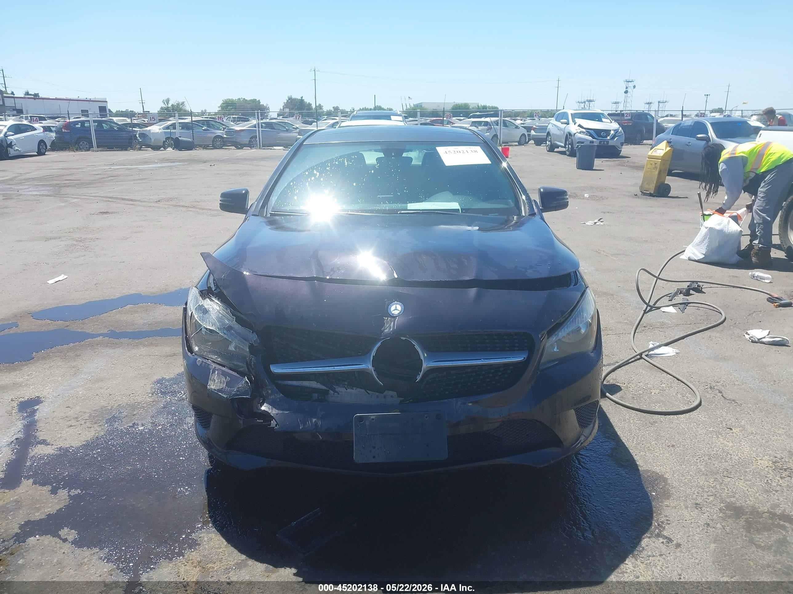 2014 Mercedes-benz Cla 250   Purple vin: WDDSJ4EB4EN045062