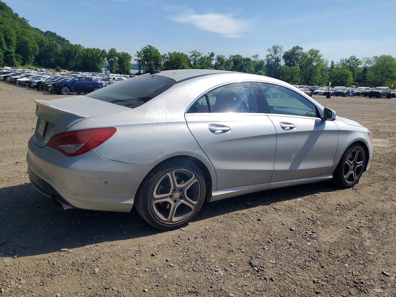 2014 Mercedes-benz Cla 250 Silver vin: WDDSJ4EB4EN047569