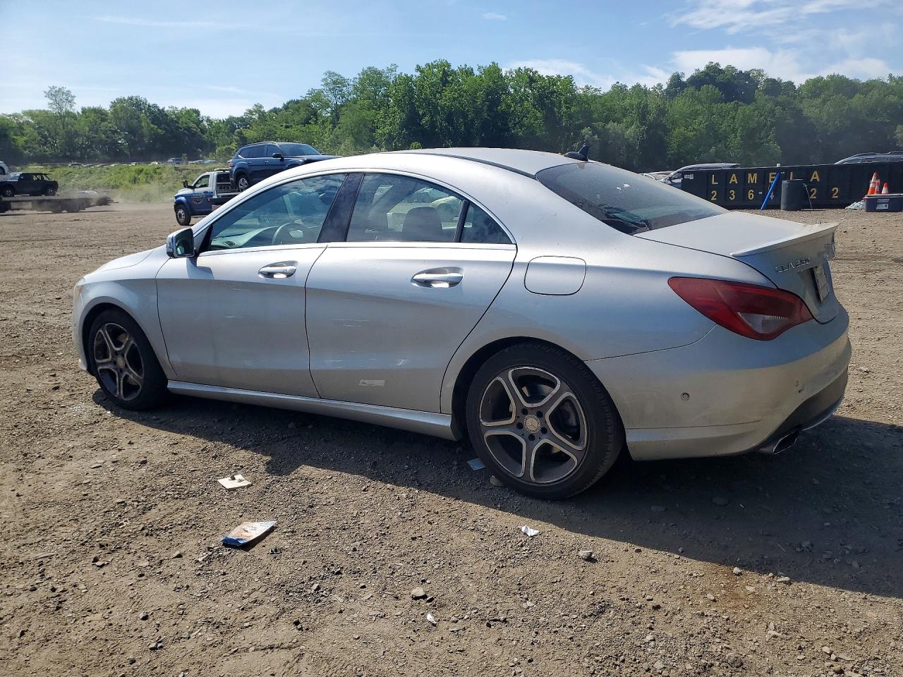 2014 Mercedes-benz Cla 250 Silver vin: WDDSJ4EB4EN047569