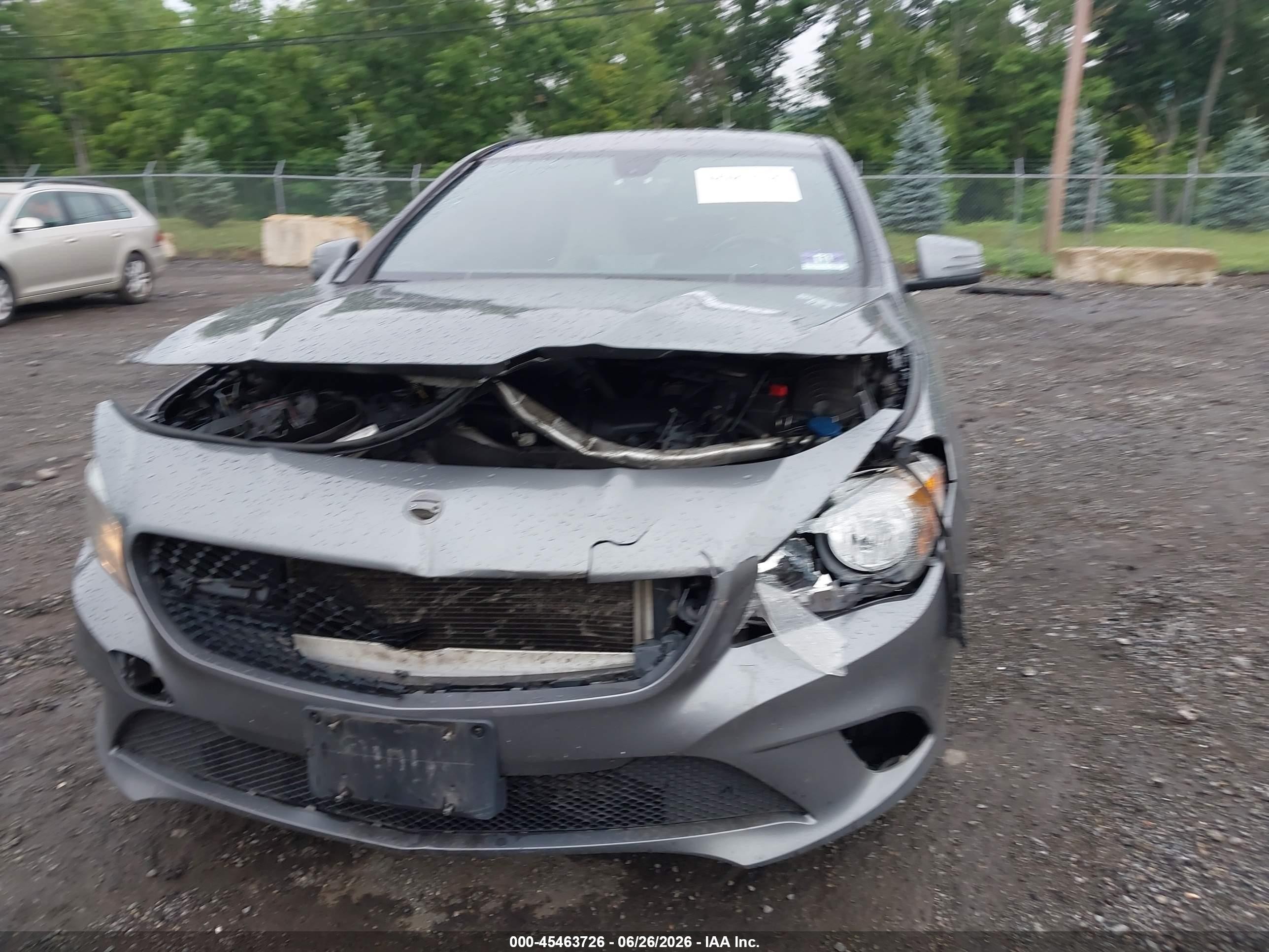 2014 Mercedes-benz Cla 250   Gray vin: WDDSJ4EB4EN058751