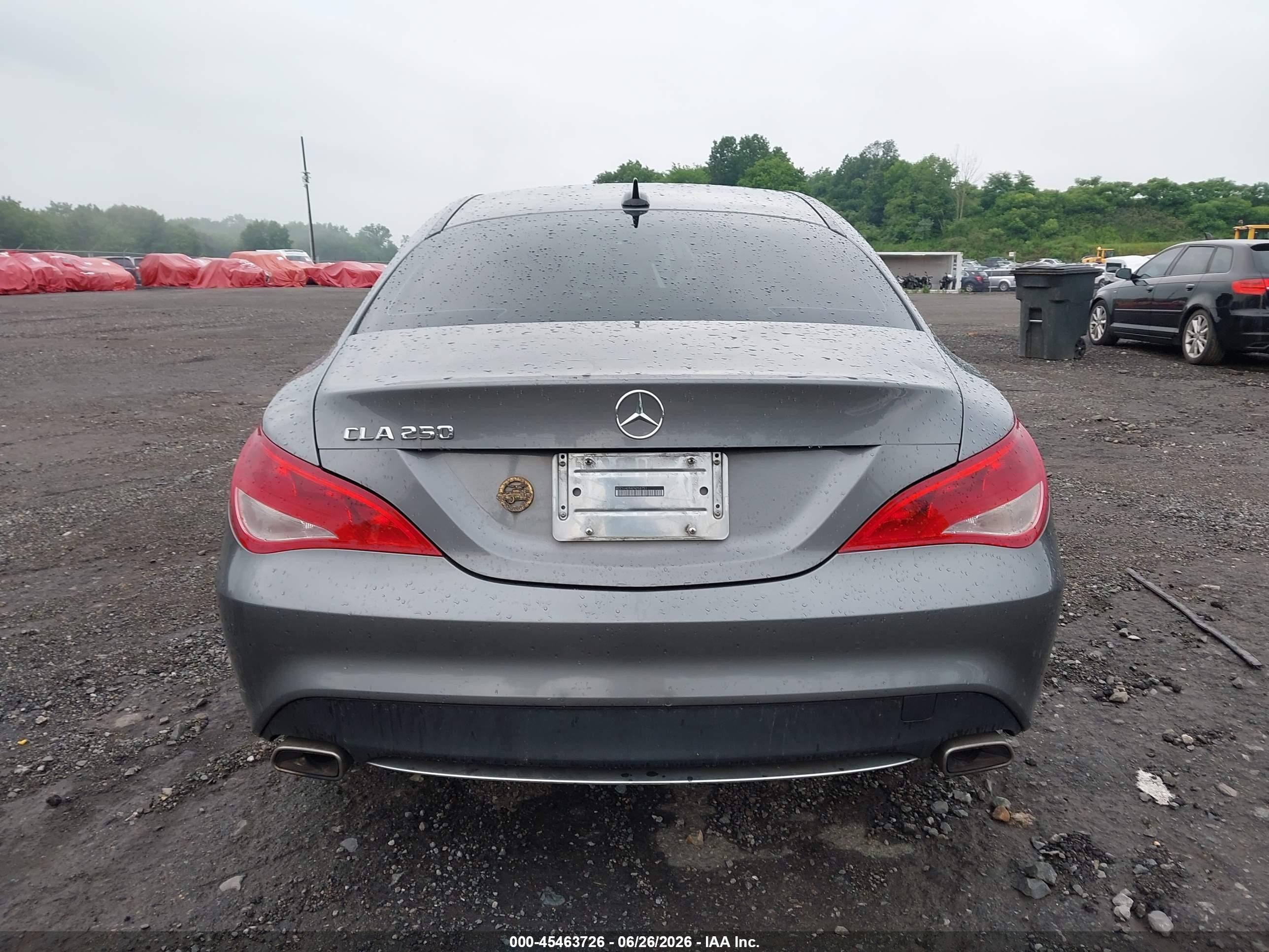 2014 Mercedes-benz Cla 250   Gray vin: WDDSJ4EB4EN058751