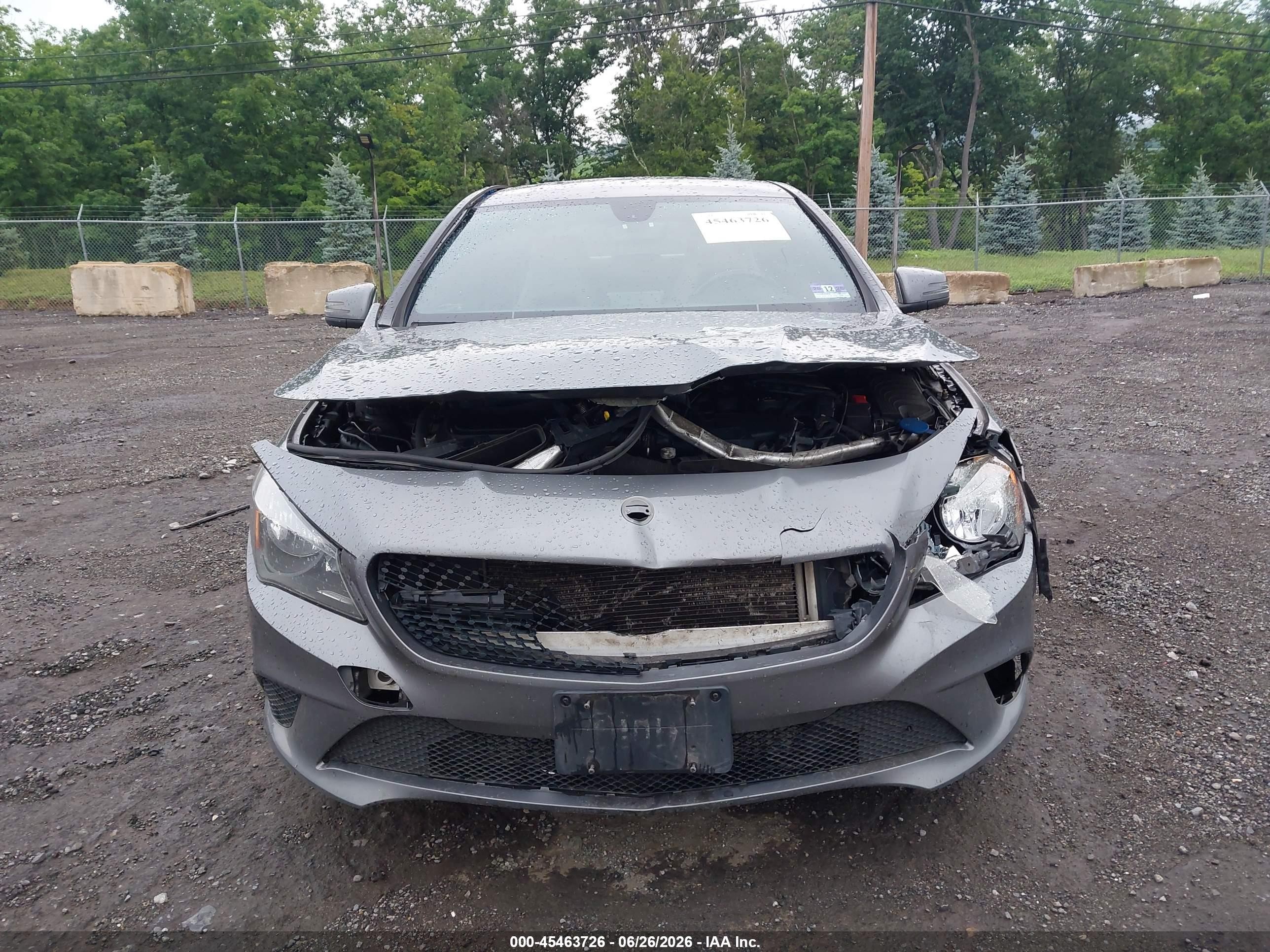 2014 Mercedes-benz Cla 250   Gray vin: WDDSJ4EB4EN058751