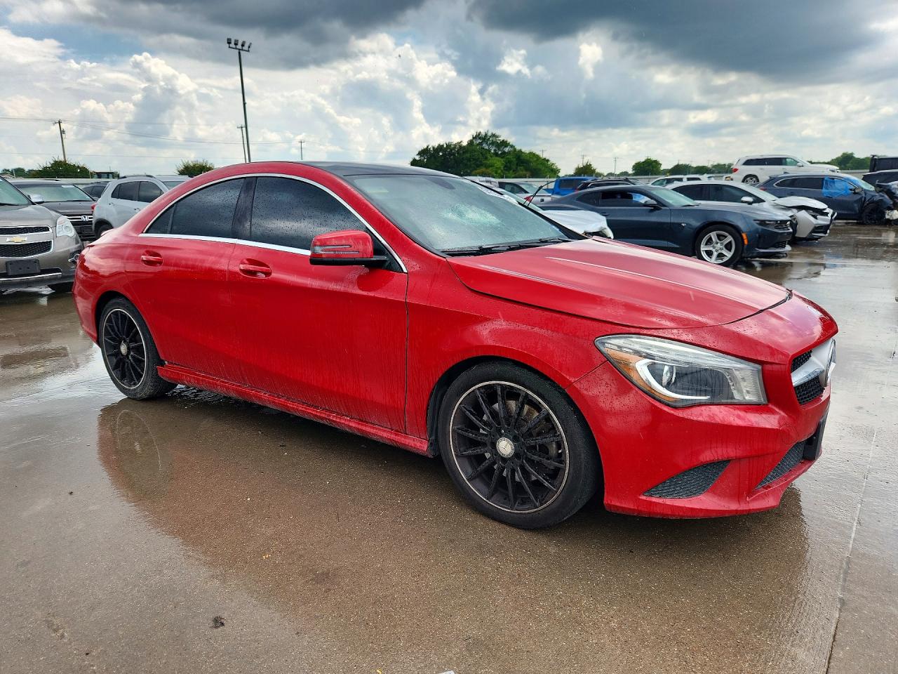 2014 Mercedes-benz Cla 250 Red vin: WDDSJ4EB4EN129334
