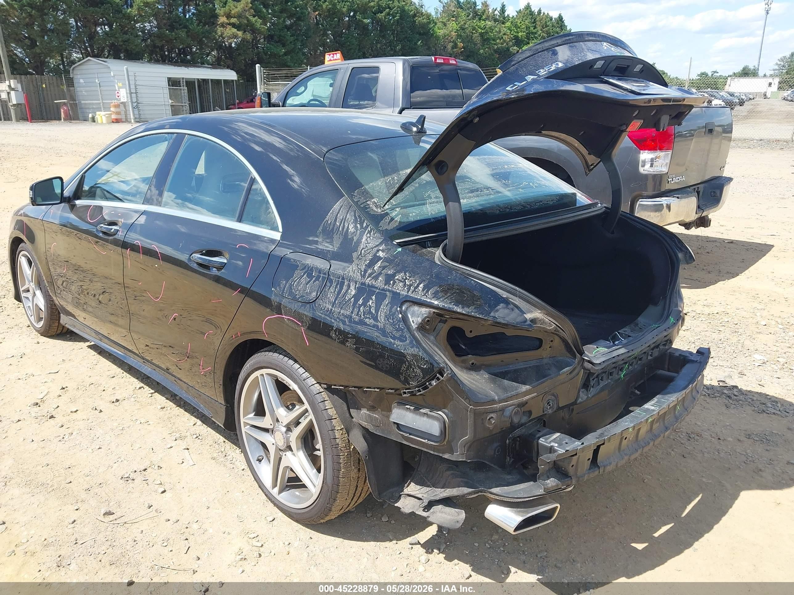 2015 Mercedes-benz Cla 250 Черный vin: WDDSJ4EB4FN184366
