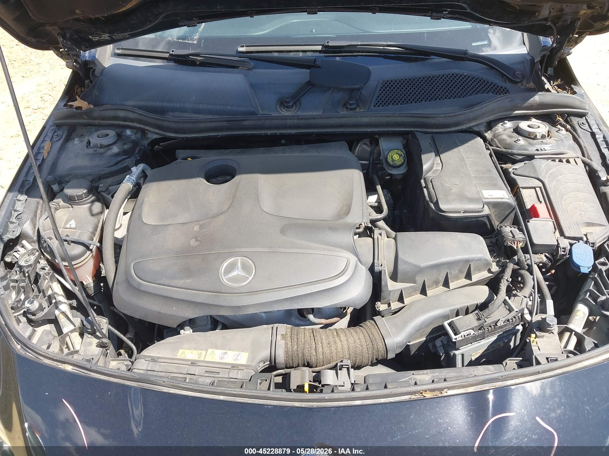 2015 Mercedes-benz Cla 250 Черный vin: WDDSJ4EB4FN184366