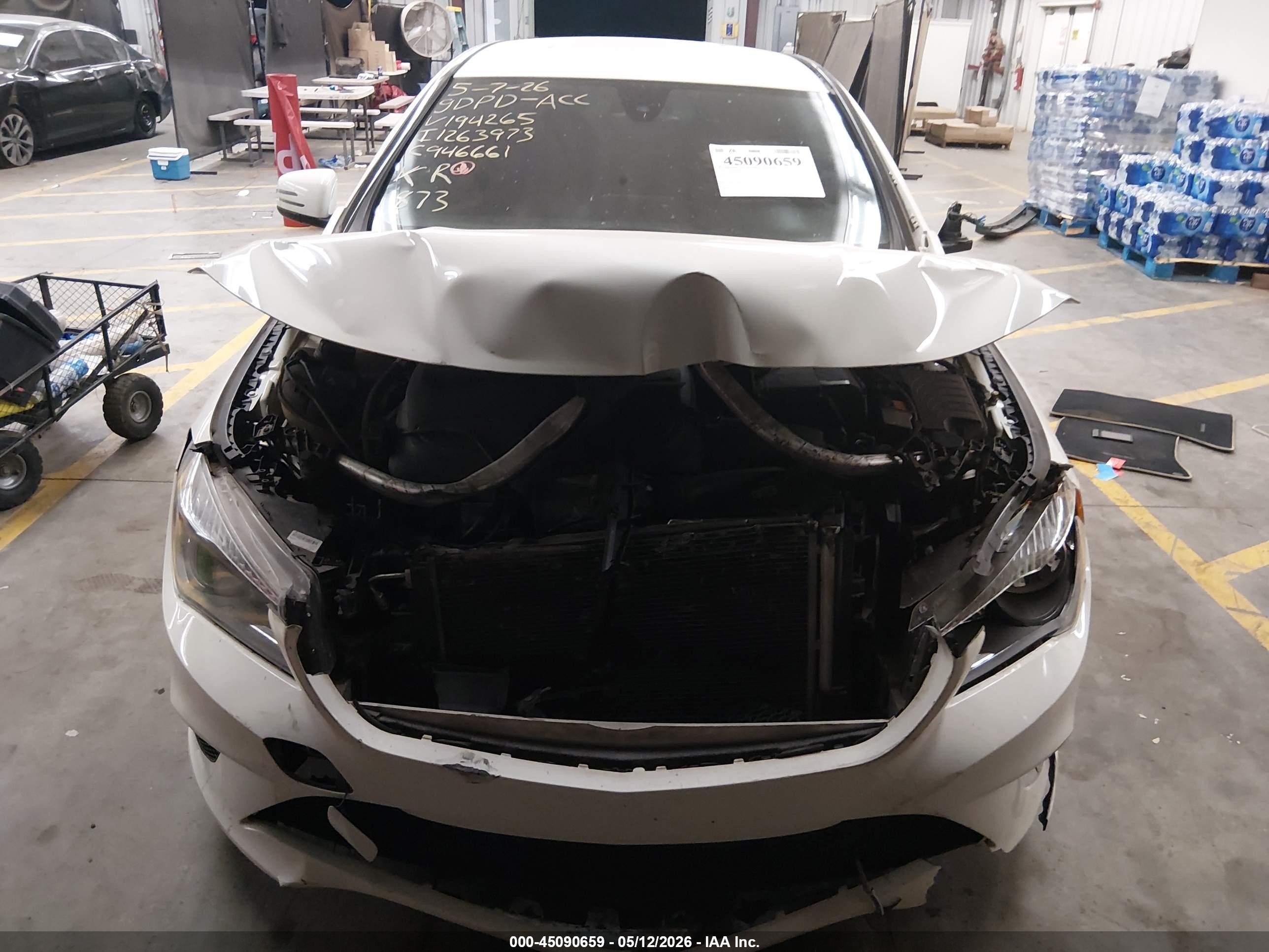 2015 Mercedes-benz Cla 250   White vin: WDDSJ4EB4FN194265
