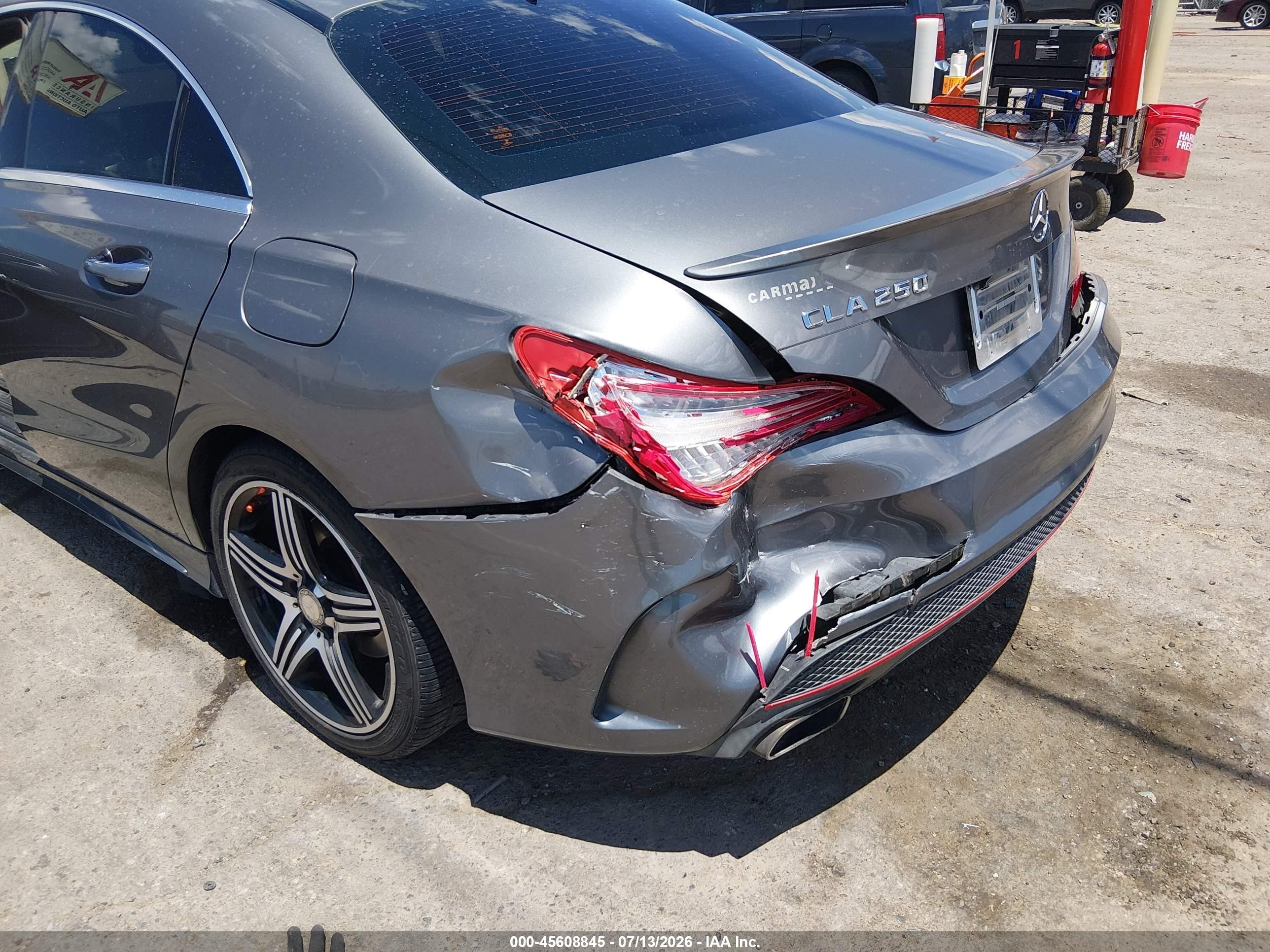 2015 Mercedes-benz Cla 250 Gray vin: WDDSJ4EB4FN209010