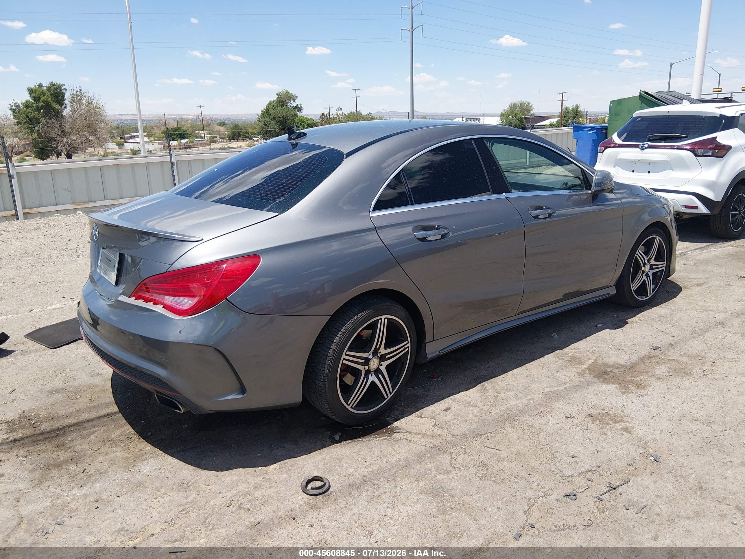2015 Mercedes-benz Cla 250 Gray vin: WDDSJ4EB4FN209010