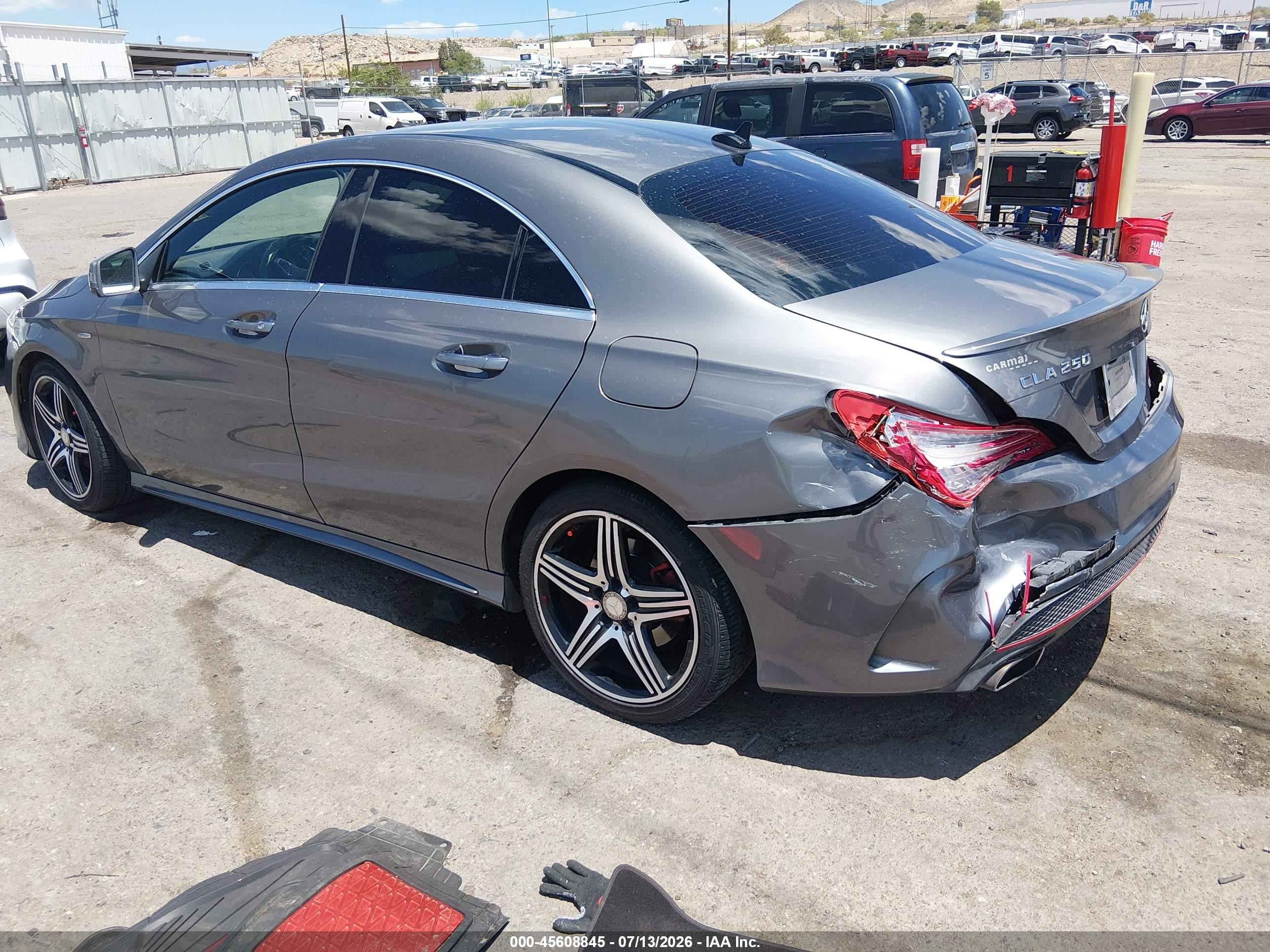 2015 Mercedes-benz Cla 250 Gray vin: WDDSJ4EB4FN209010