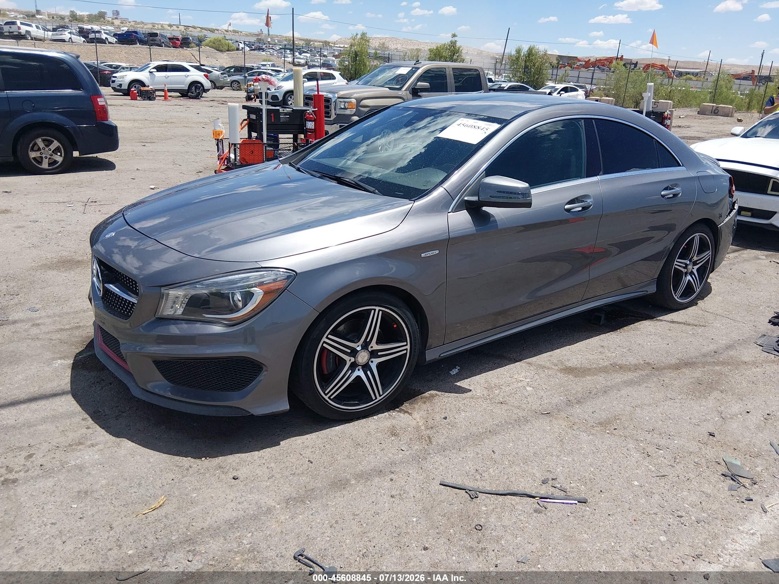 2015 Mercedes-benz Cla 250 Gray vin: WDDSJ4EB4FN209010
