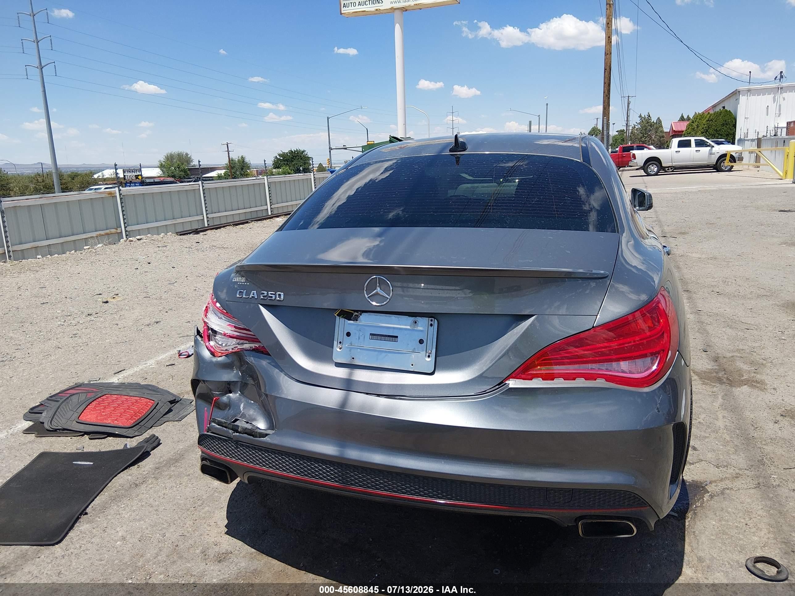 2015 Mercedes-benz Cla 250 Gray vin: WDDSJ4EB4FN209010