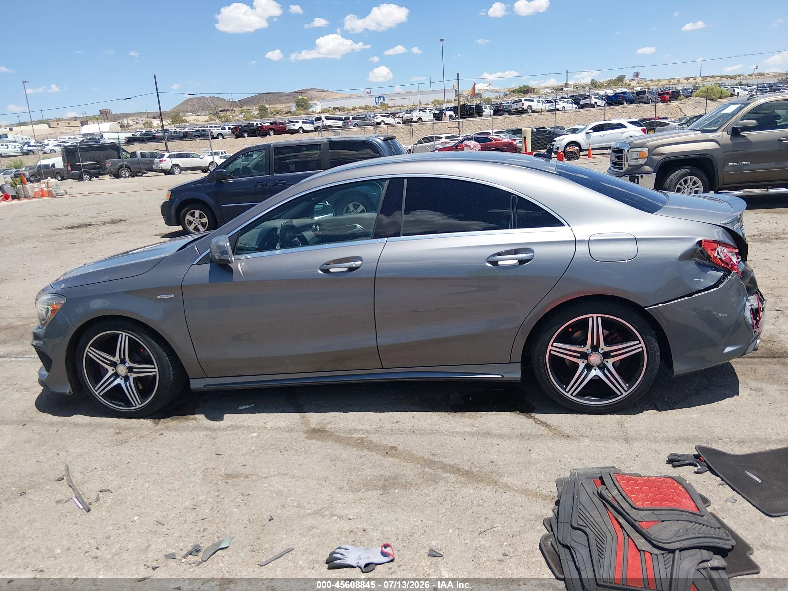 2015 Mercedes-benz Cla 250 Gray vin: WDDSJ4EB4FN209010