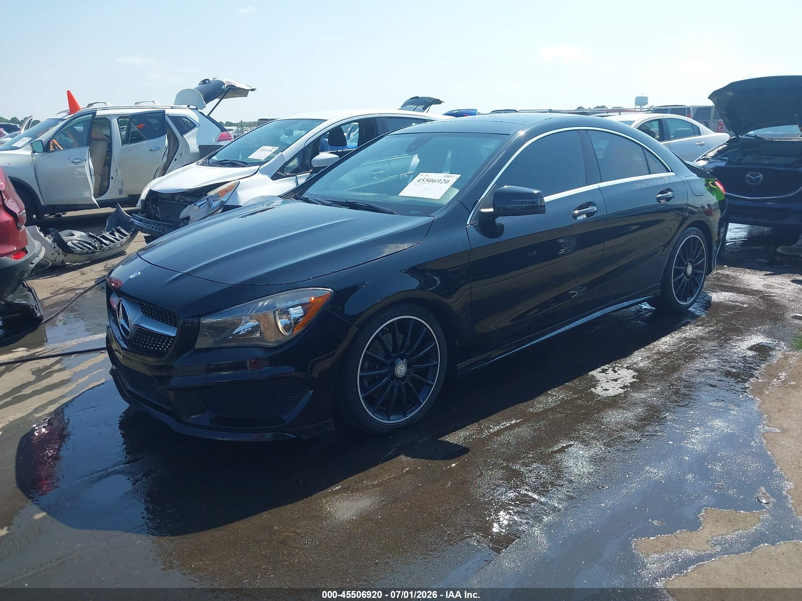 2015 Mercedes-benz Cla 250   Black vin: WDDSJ4EB4FN229063