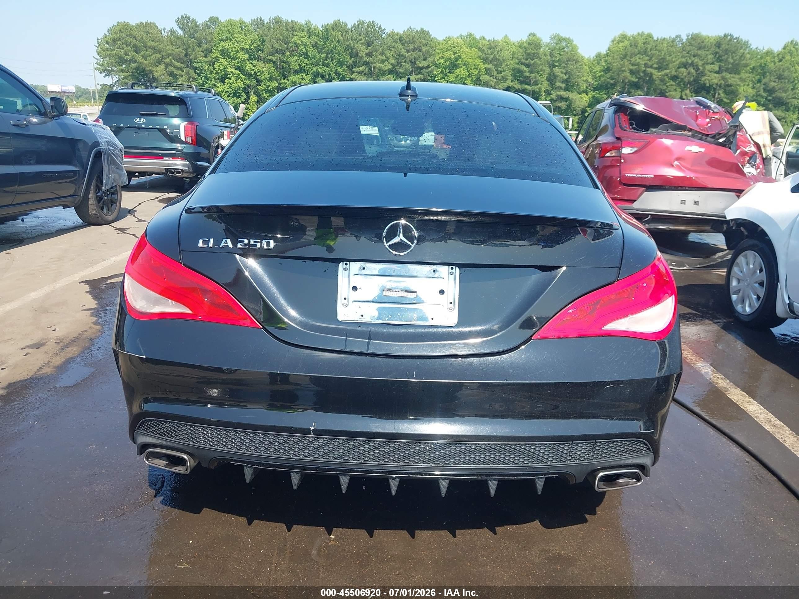 2015 Mercedes-benz Cla 250   Black vin: WDDSJ4EB4FN229063
