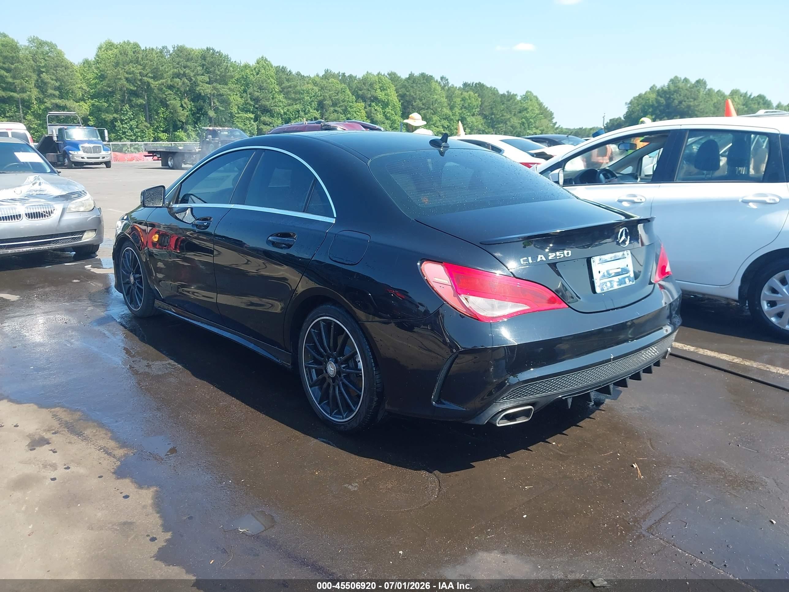 2015 Mercedes-benz Cla 250   Black vin: WDDSJ4EB4FN229063