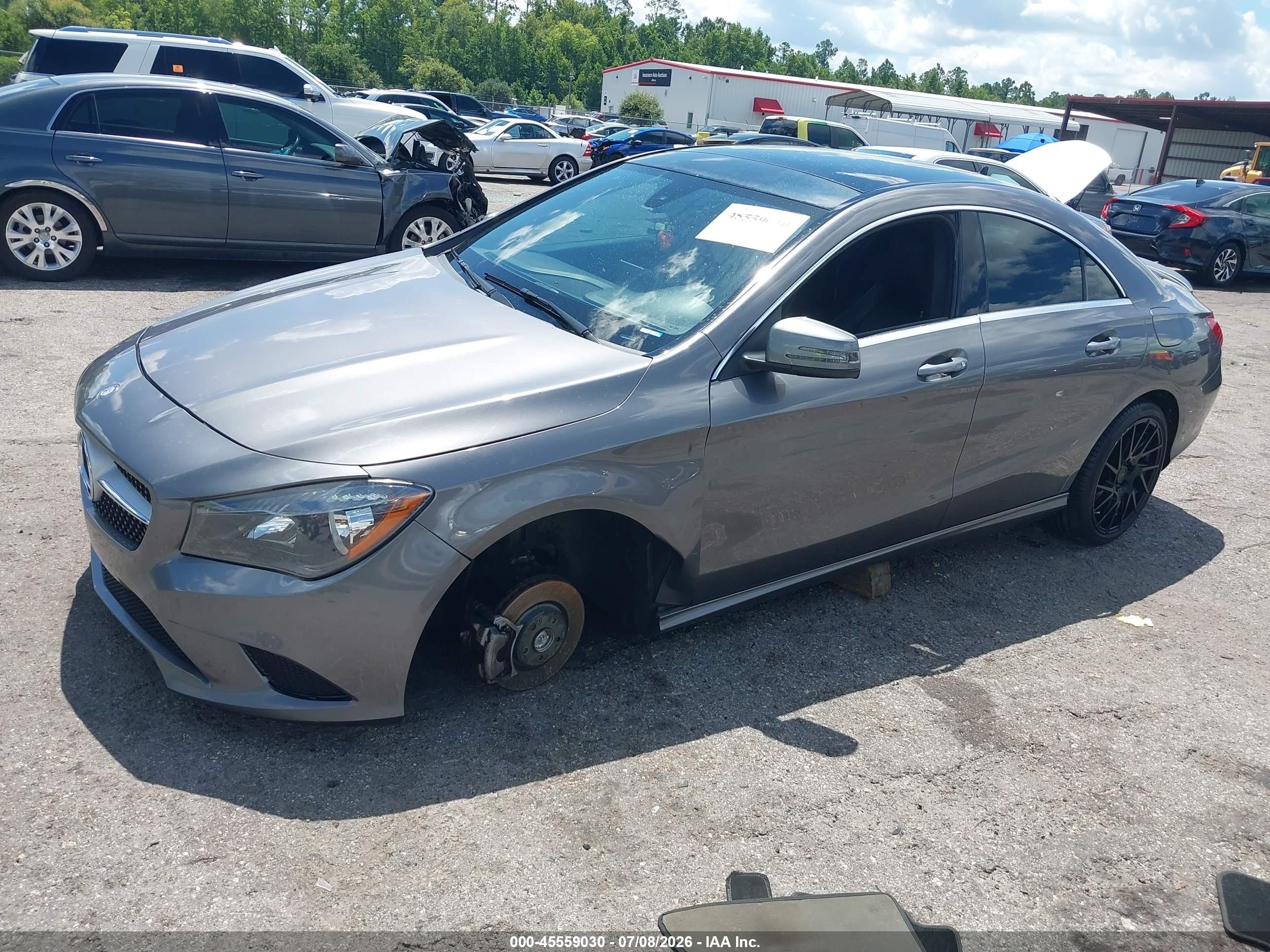 2015 Mercedes-benz Cla 250   Gray vin: WDDSJ4EB4FN266971