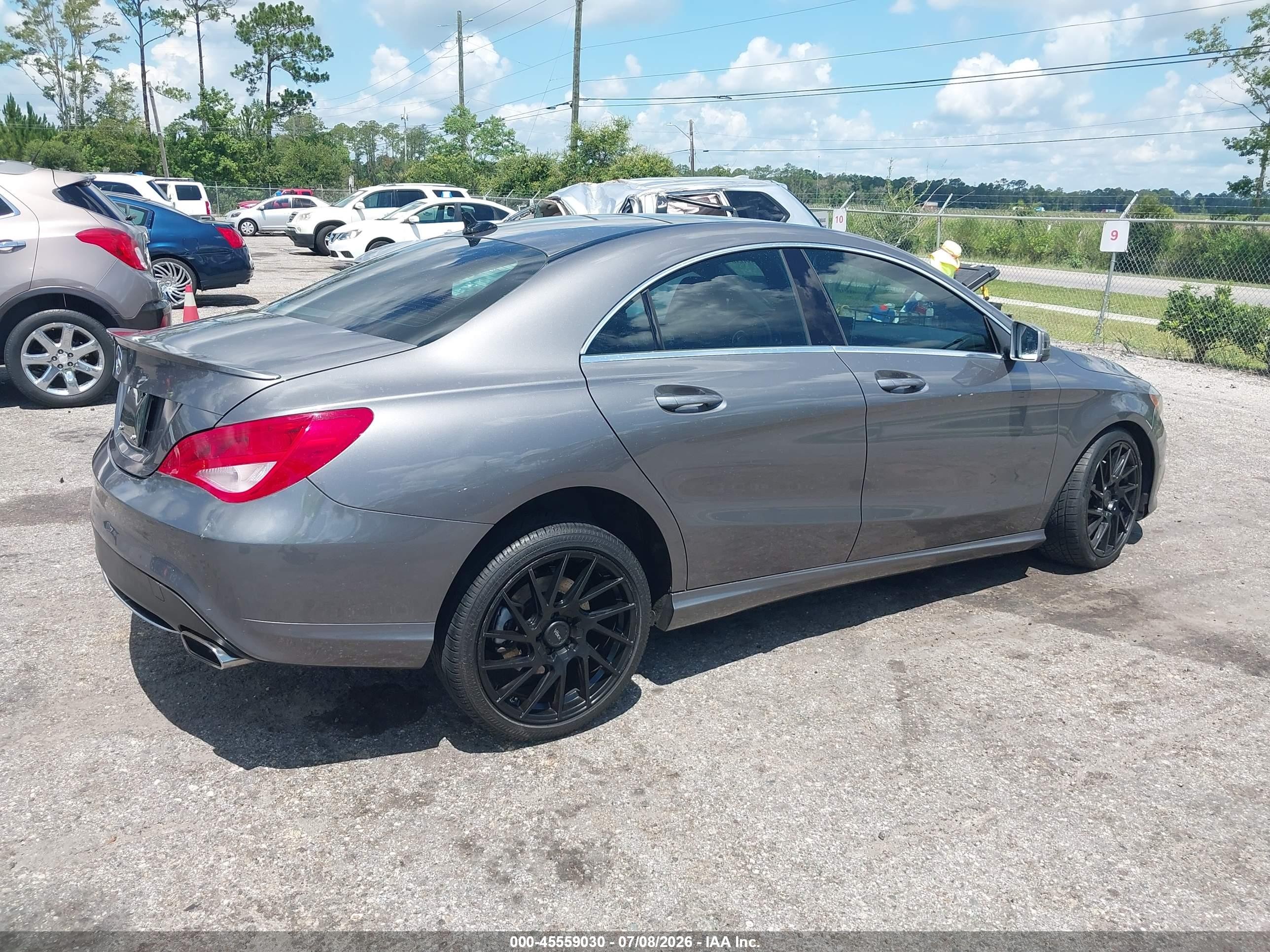 2015 Mercedes-benz Cla 250   Gray vin: WDDSJ4EB4FN266971