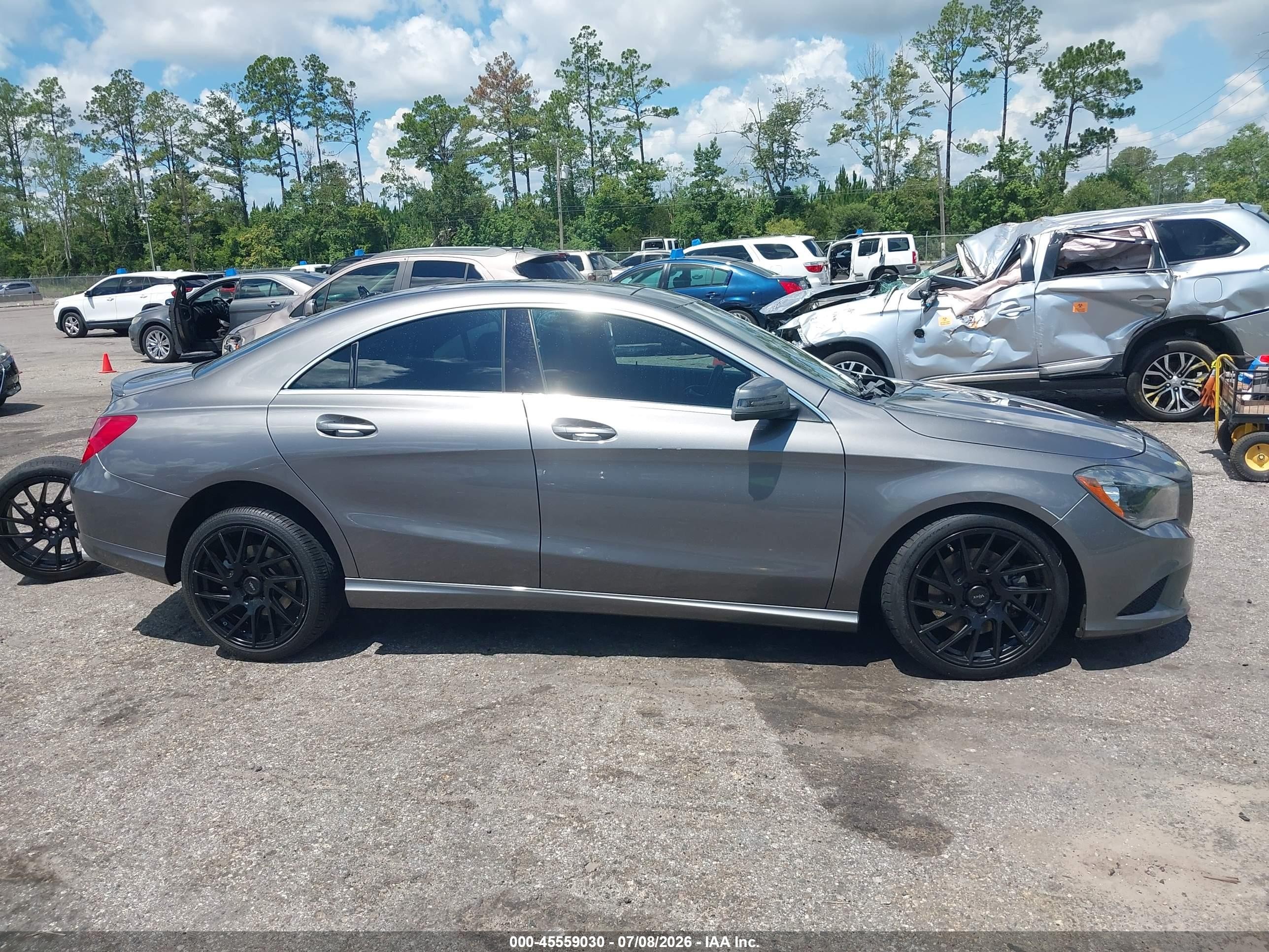 2015 Mercedes-benz Cla 250   Gray vin: WDDSJ4EB4FN266971