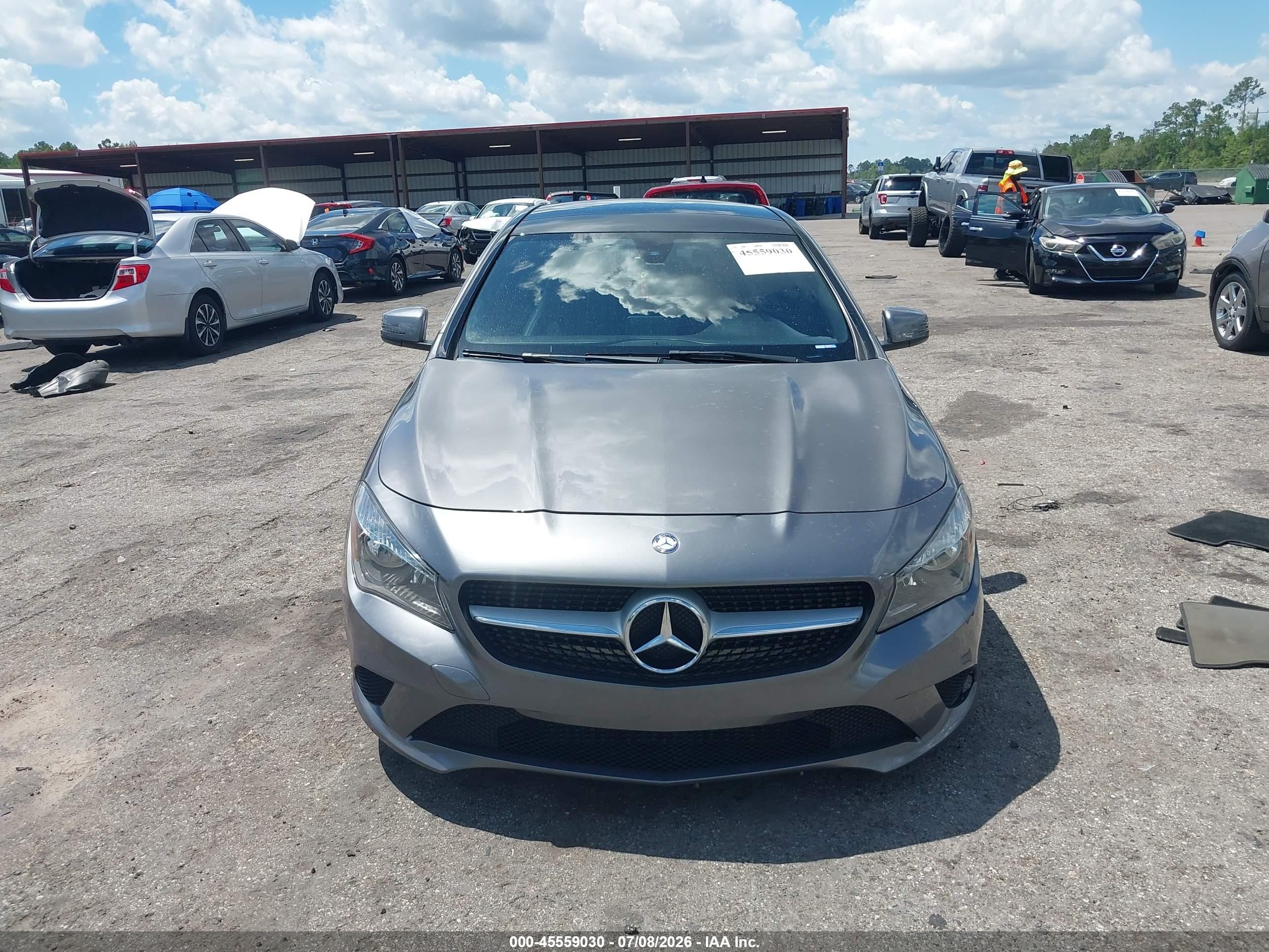 2015 Mercedes-benz Cla 250   Gray vin: WDDSJ4EB4FN266971